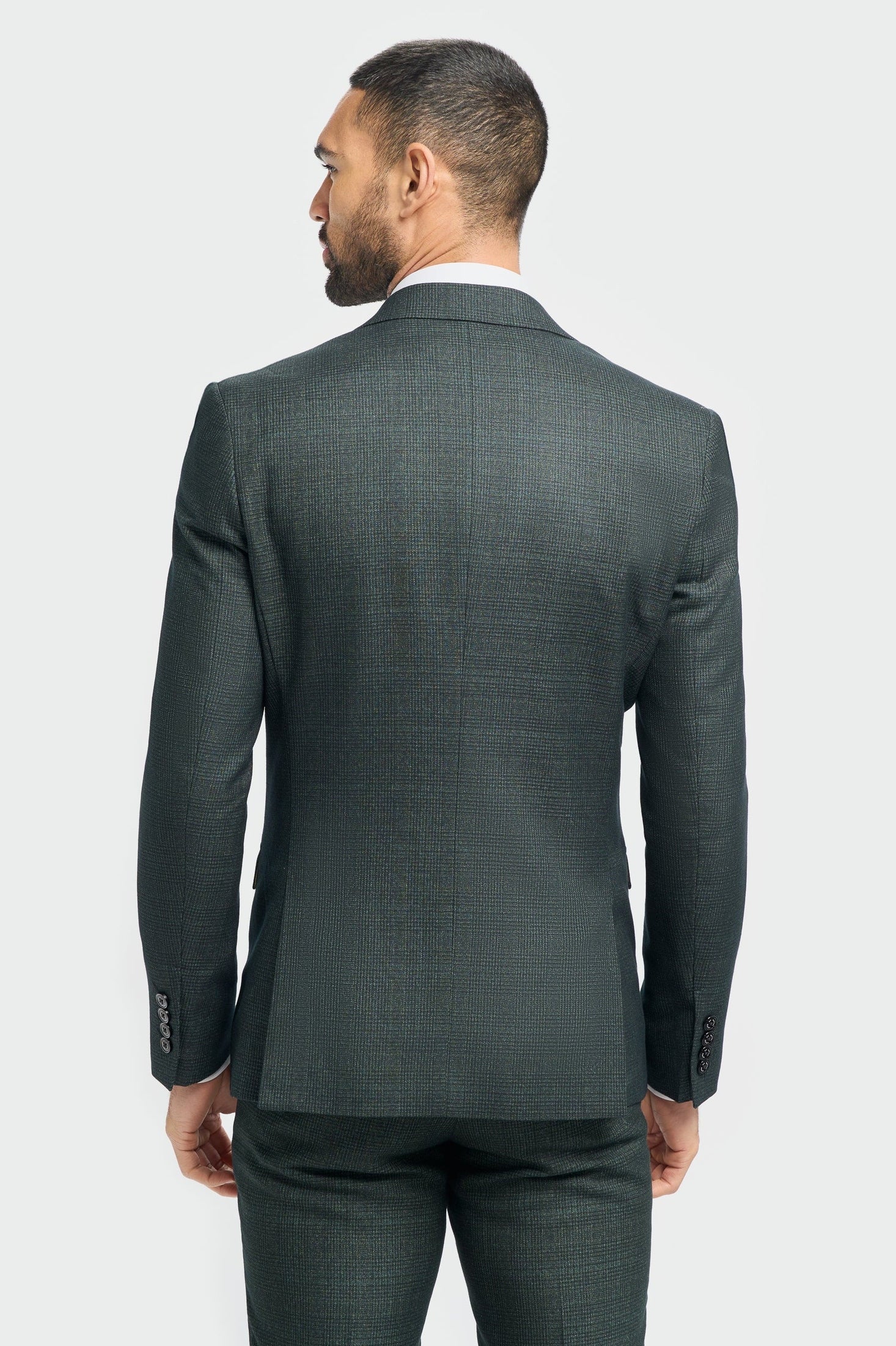 CARIDI - OLIVE 2 PIECE DOUBLE BREASTED SUIT BY CAVANI