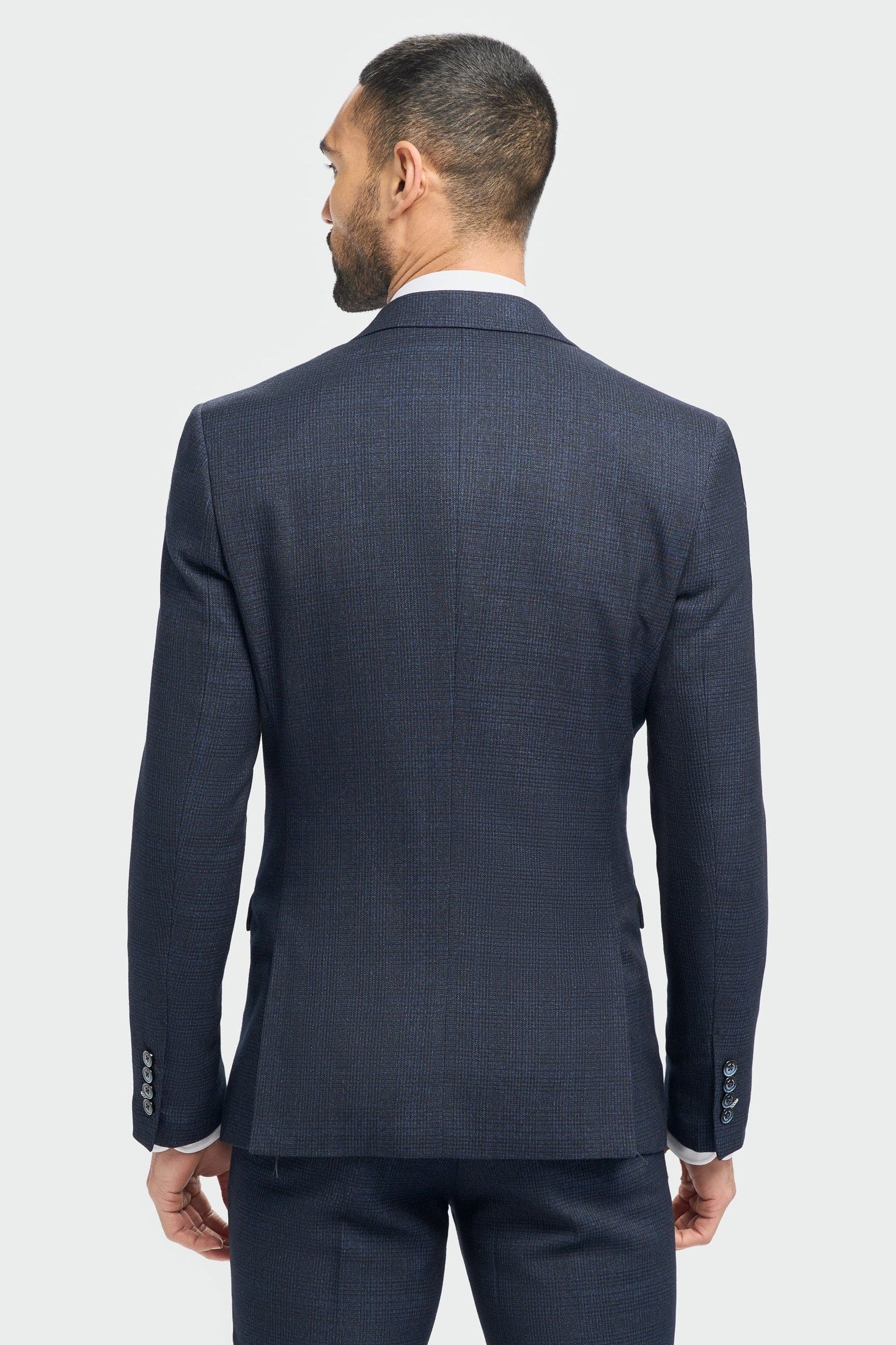 CARIDI - NAVY 2 PIECE DOUBLE BREASTED SUIT BY CAVANI