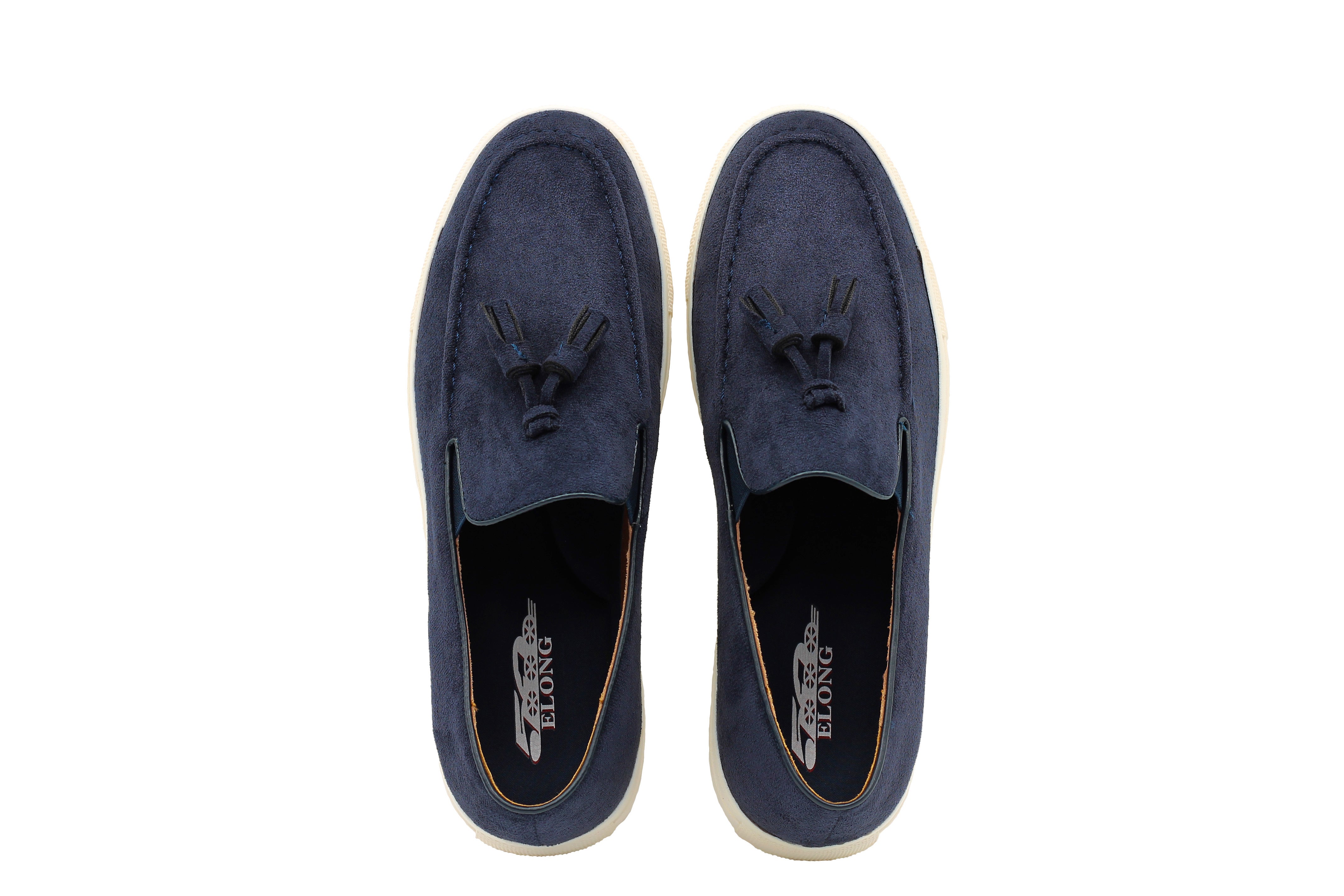 FAUX LEATHER SUEDE SNEAKER WITH TASSEL