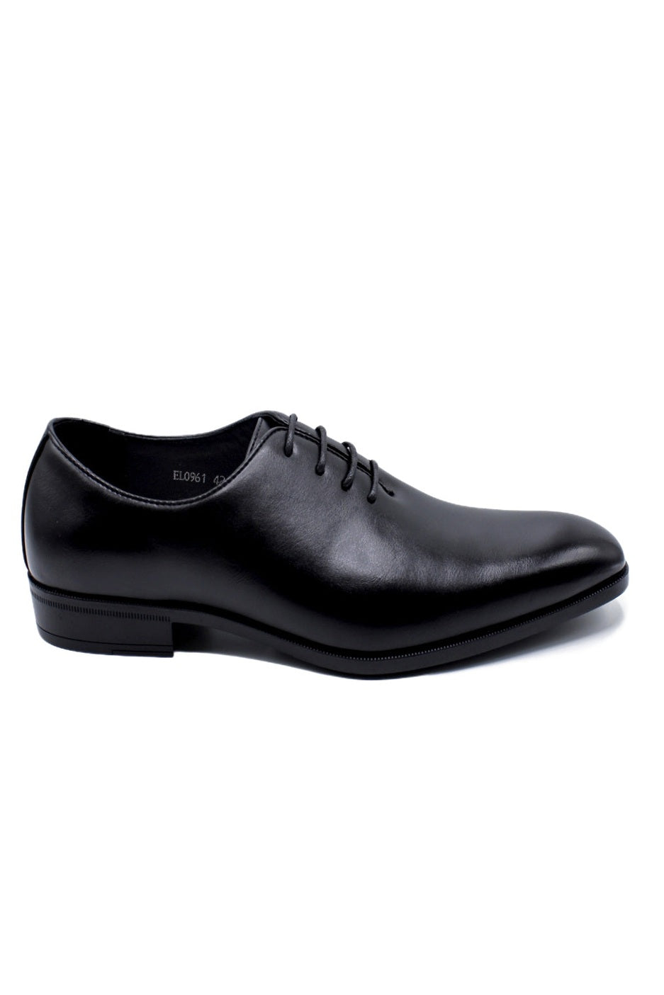 Men’s Black Wholecut Oxford Dress Shoes – Faux Leather