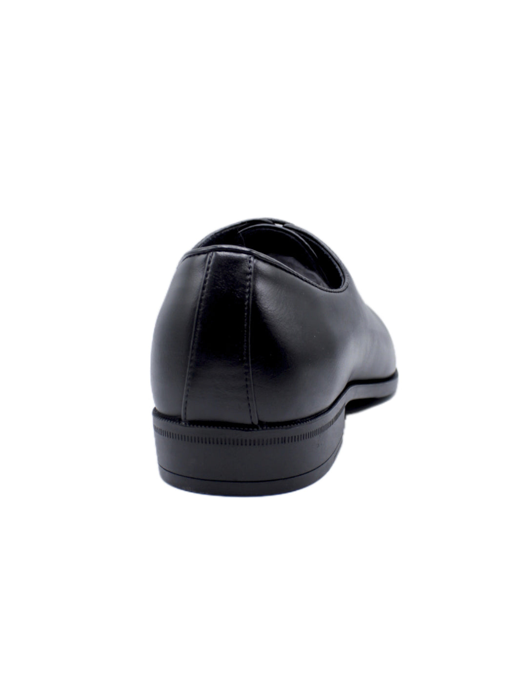 Men’s Black Wholecut Oxford Dress Shoes – Faux Leather