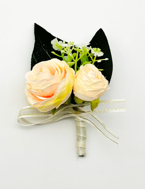 Tuxedo Flower Wedding Boutonniere Lapel Pin