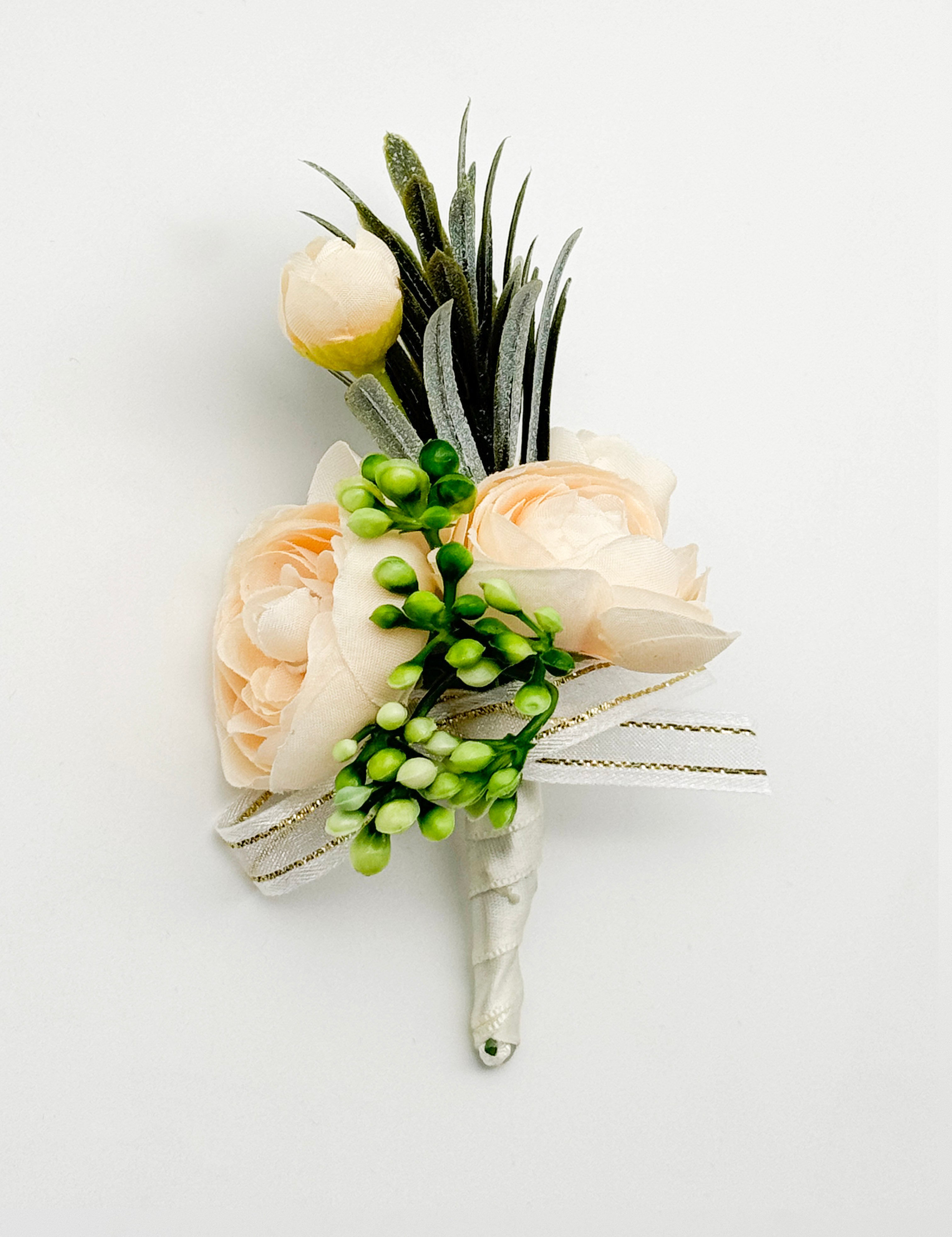 Tuxedo Flower Wedding Boutonniere Lapel Pin