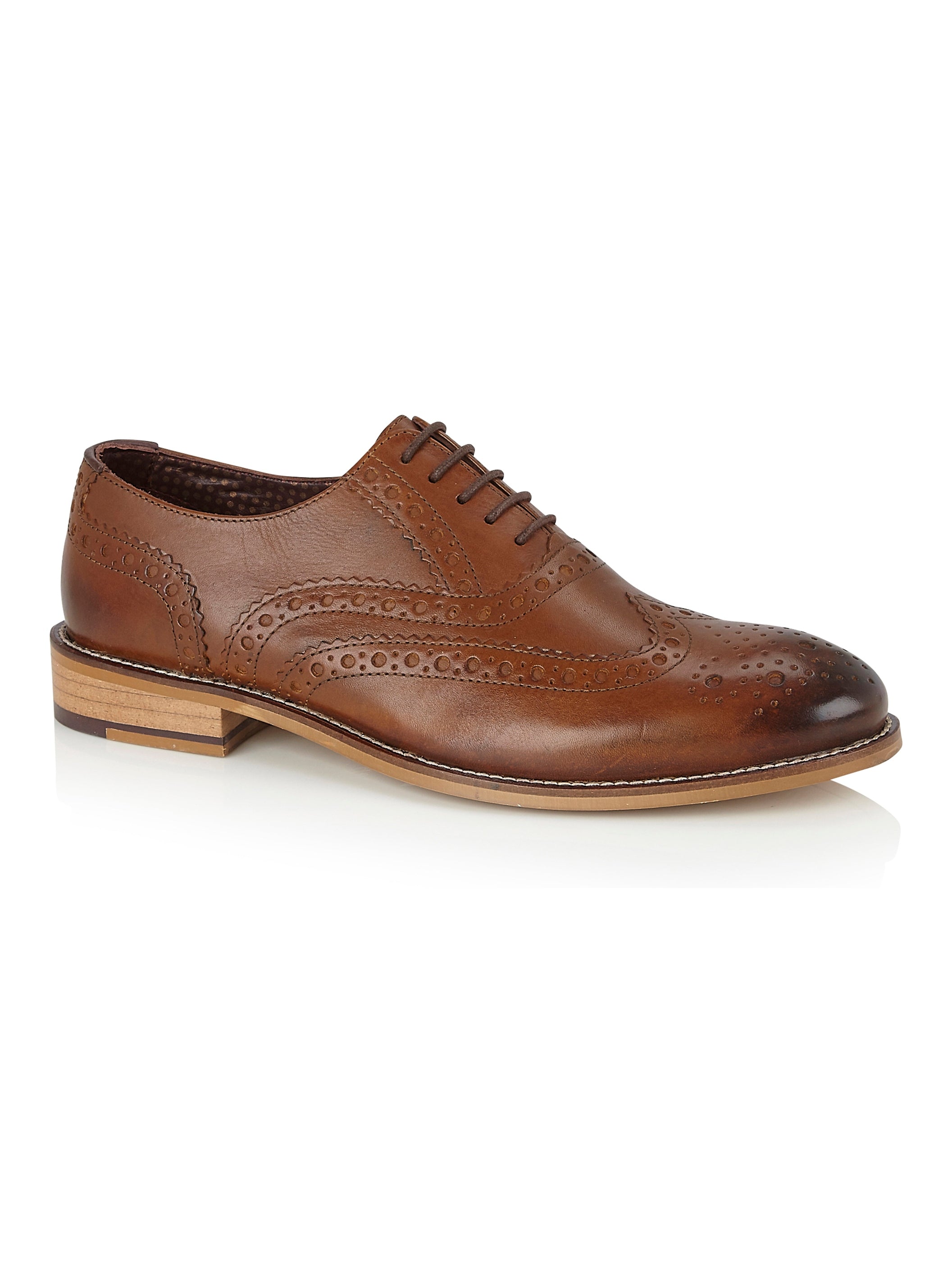 OXFORD BROGUES IN CHESTNUT