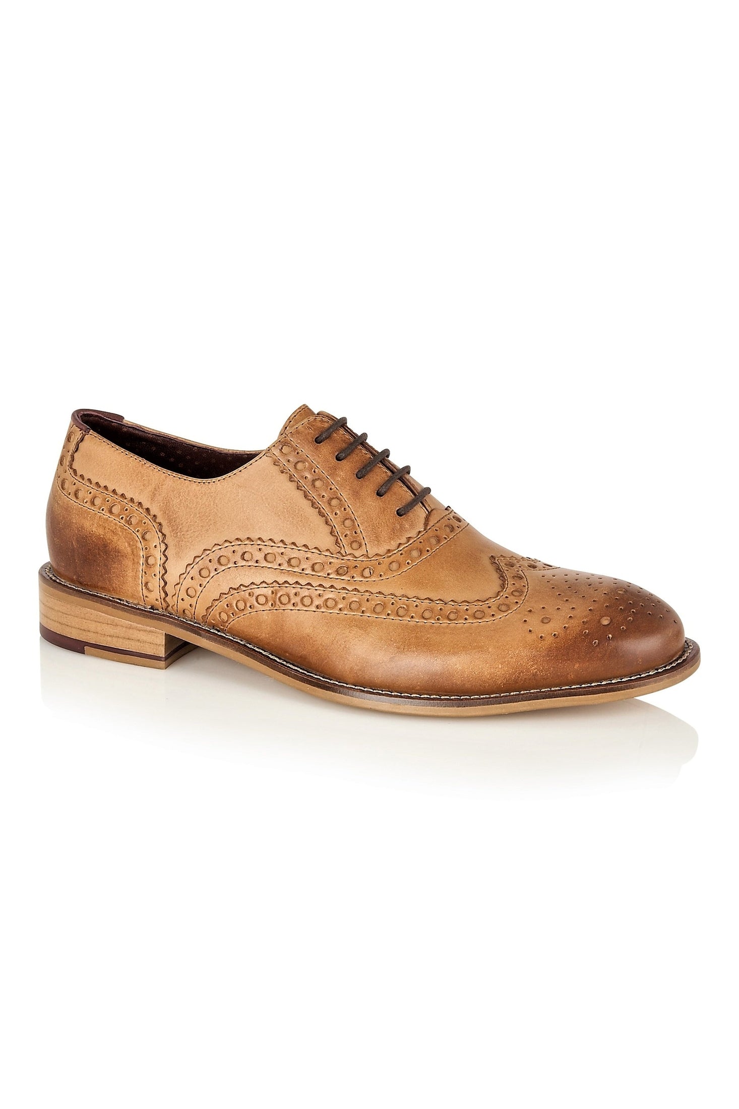 OXFORD BROGUES IN TAN