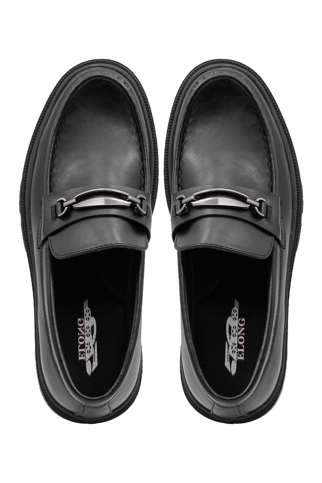 BLACK SNAFFLE BIT LOAFERS