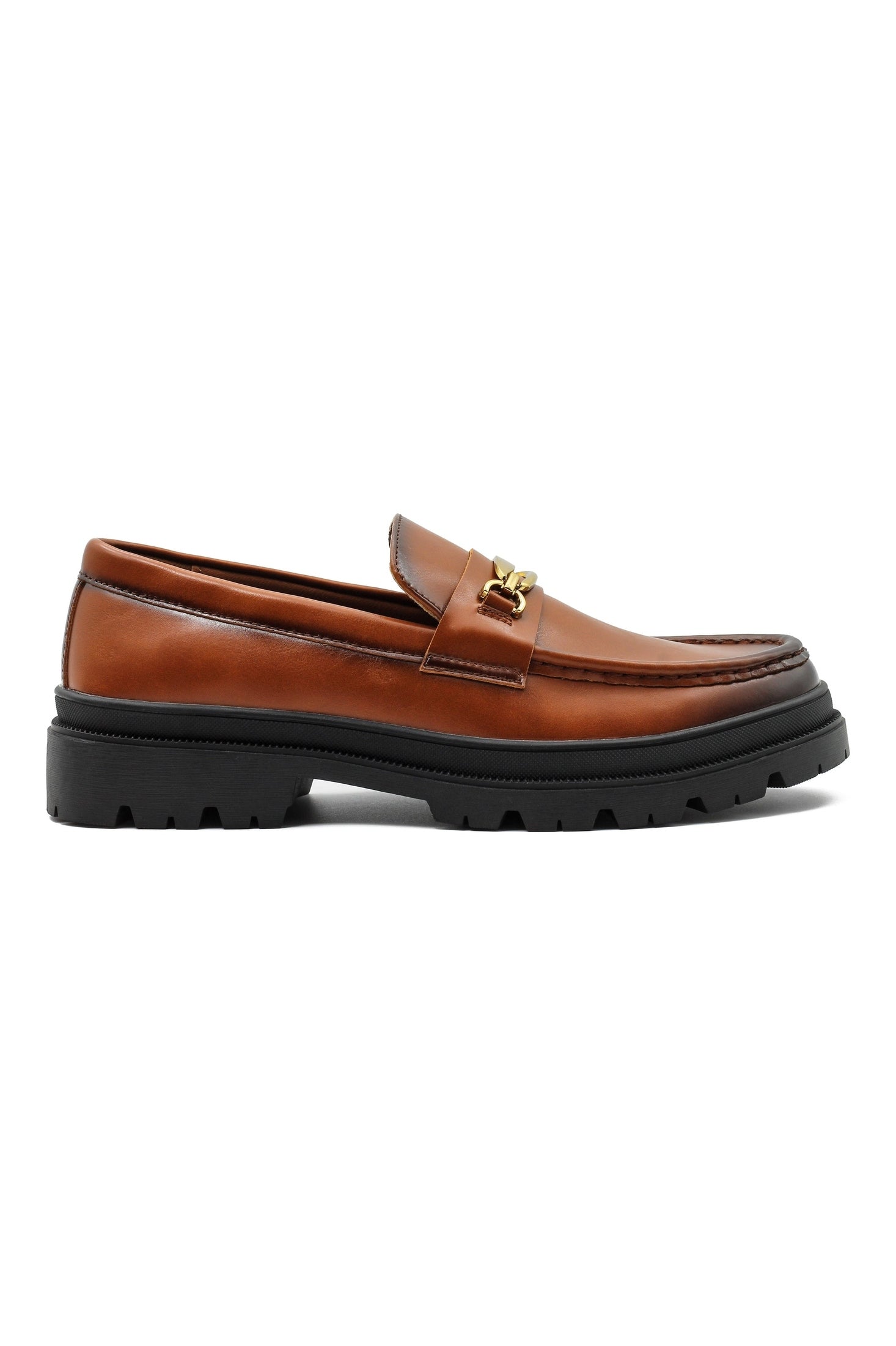 TAN SNAFFLE BIT LOAFERS
