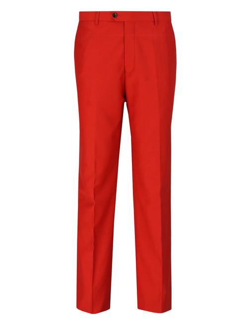 JROSS - PANTALON DE COSTUME ROUGE