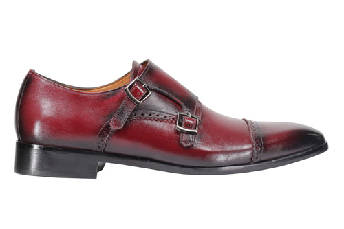 CHAUSSURES SEMI BROGUE EN CUIR DE VEAU MARRON
