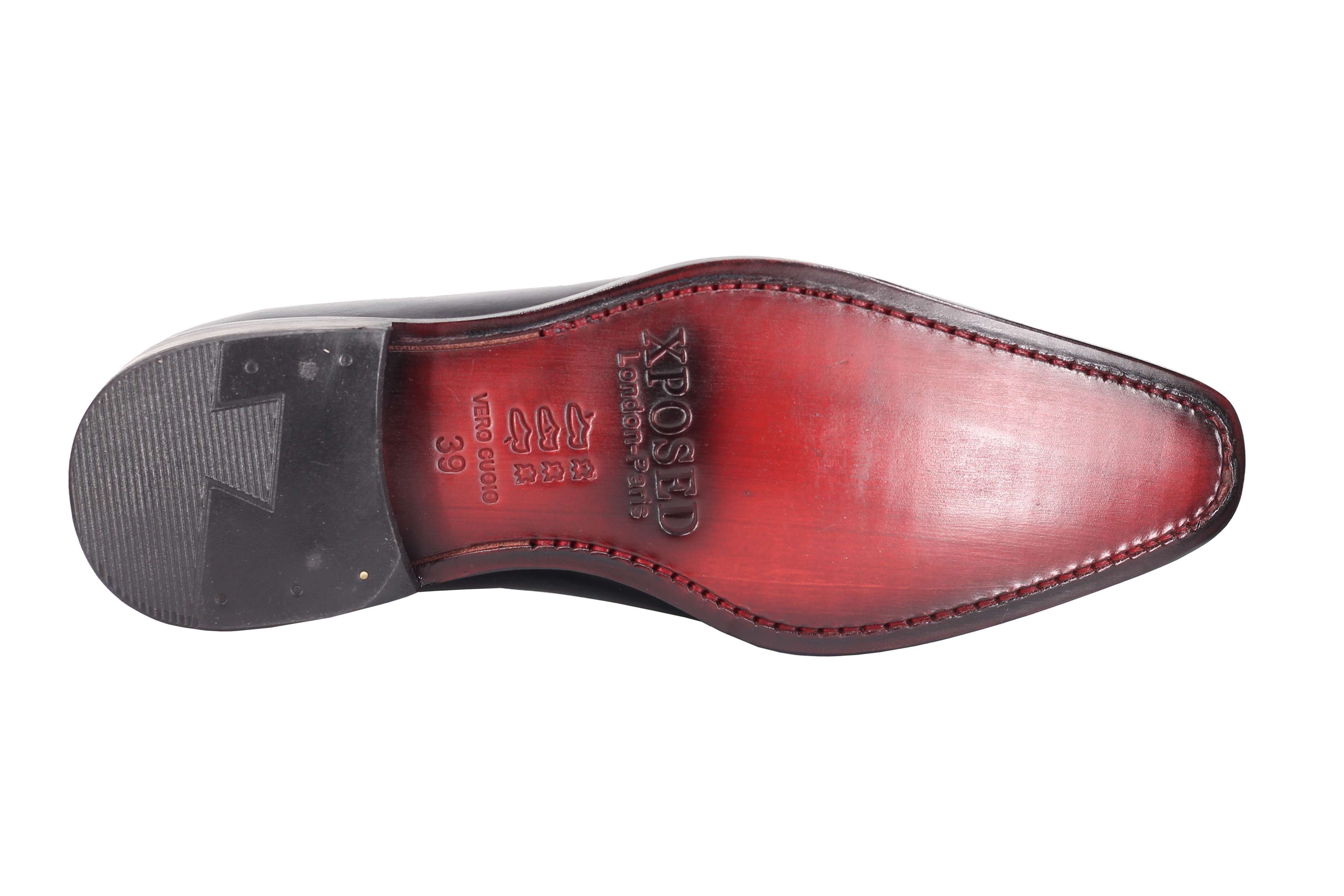 GREY CALF LEATHER WHOLECUT OXFORD LACE UP SHOES