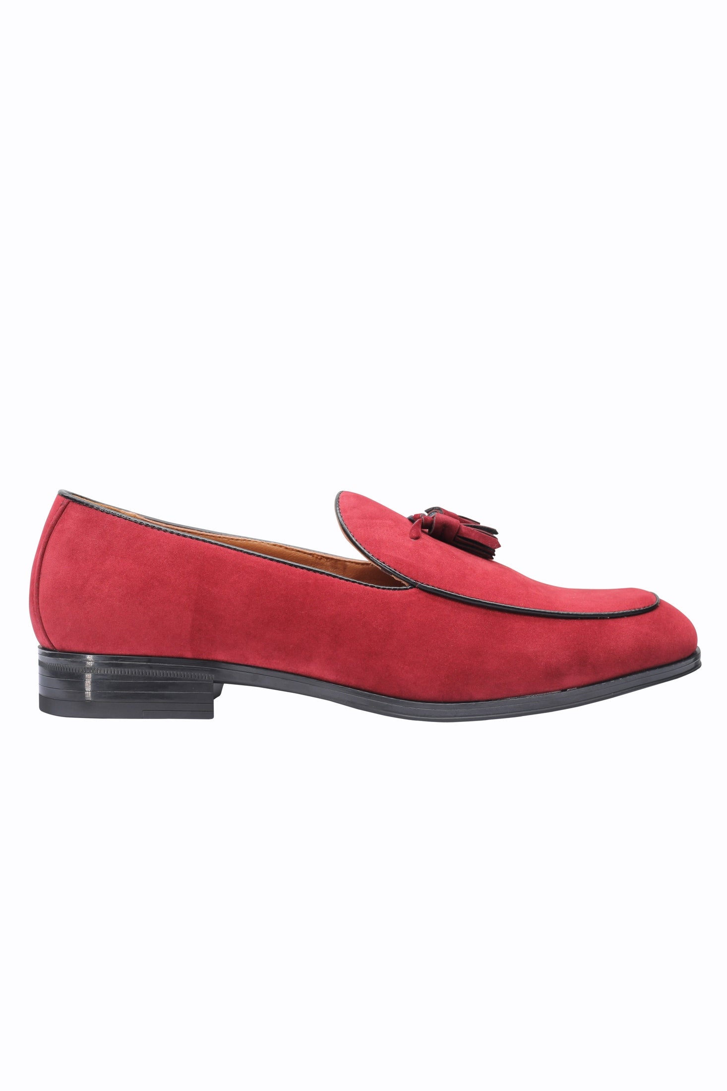 SUEDE TASSEL LOAFERS