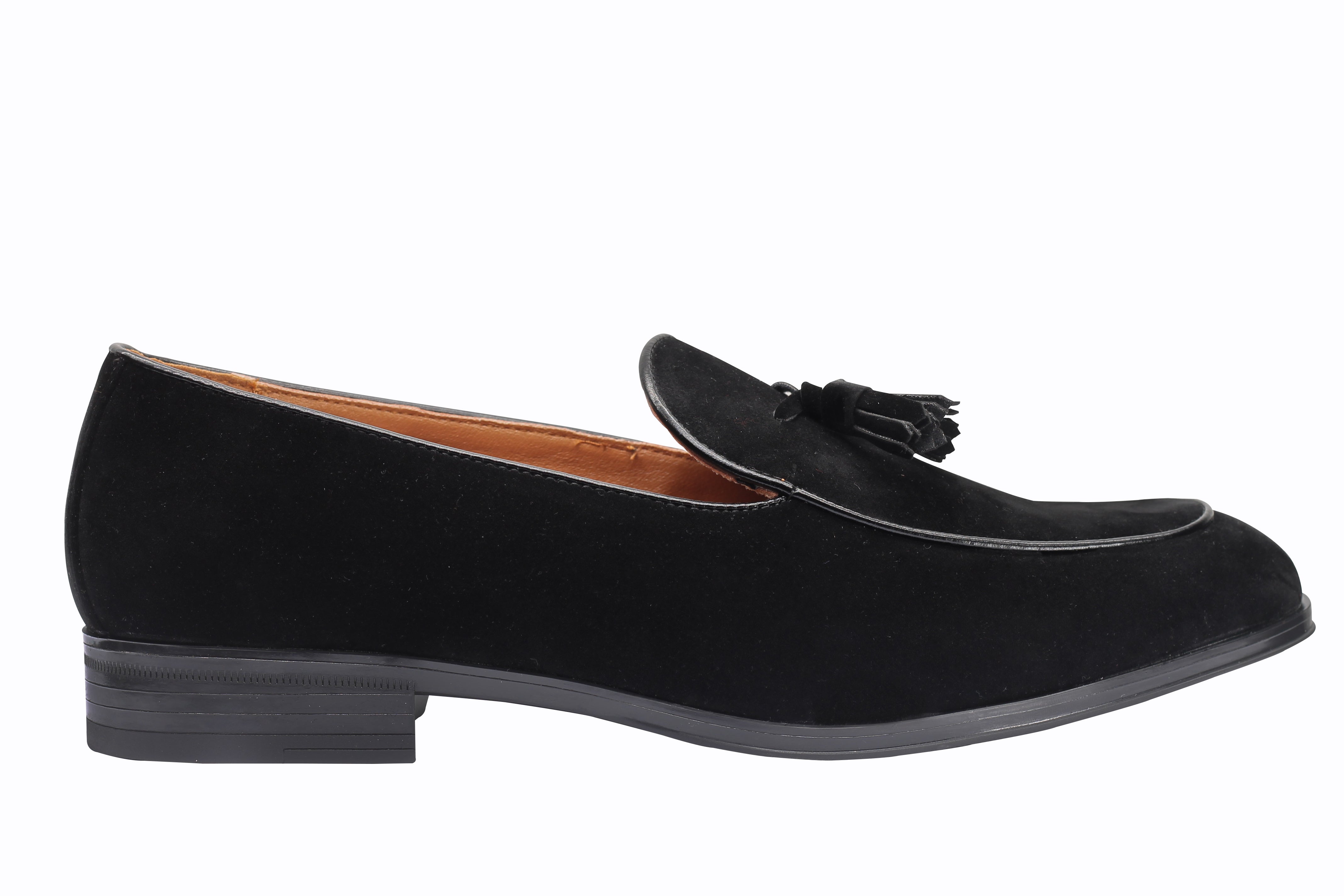 SUEDE TASSEL LOAFERS