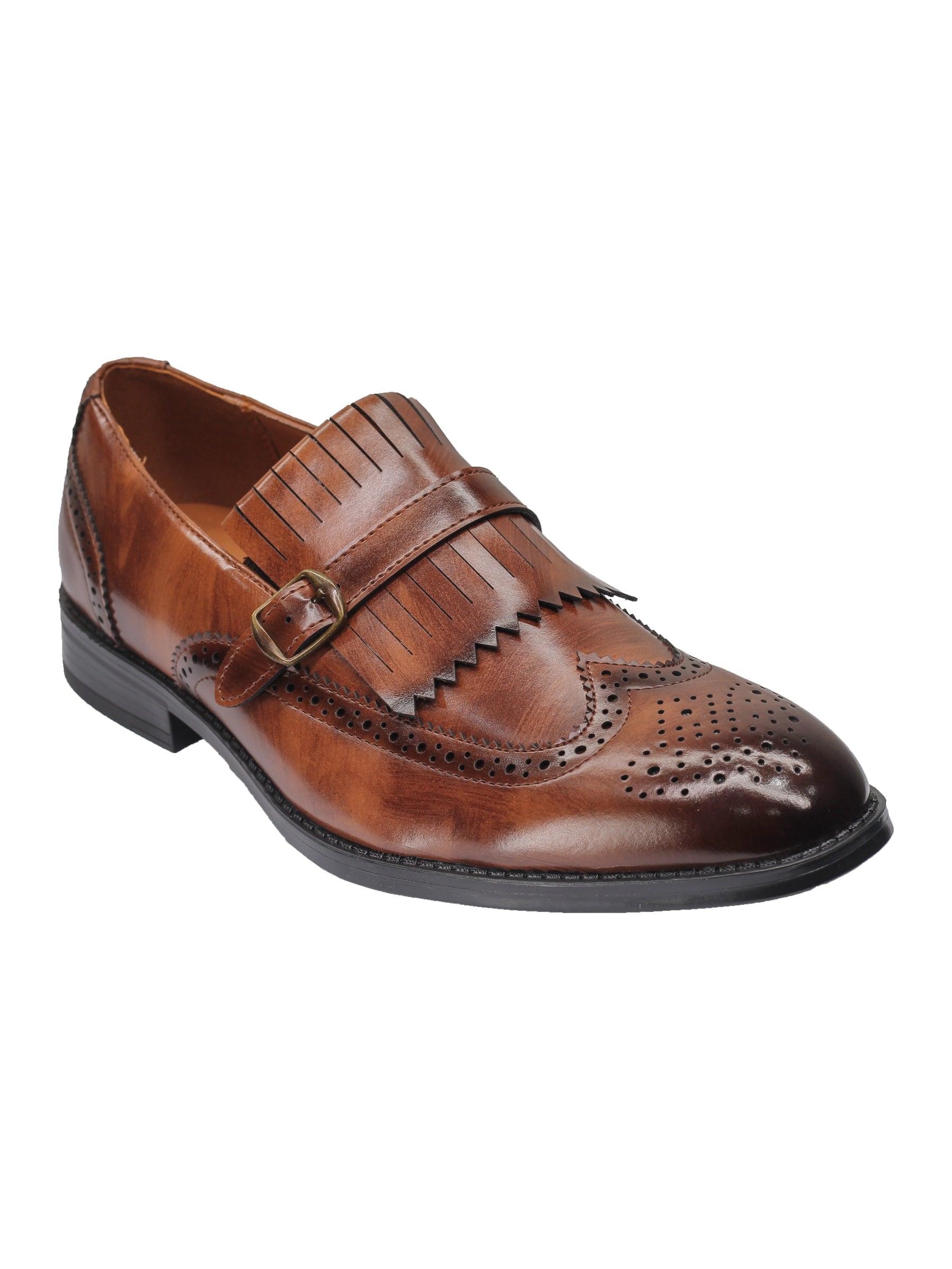 MONK STRAP BROGUE LOAFERS