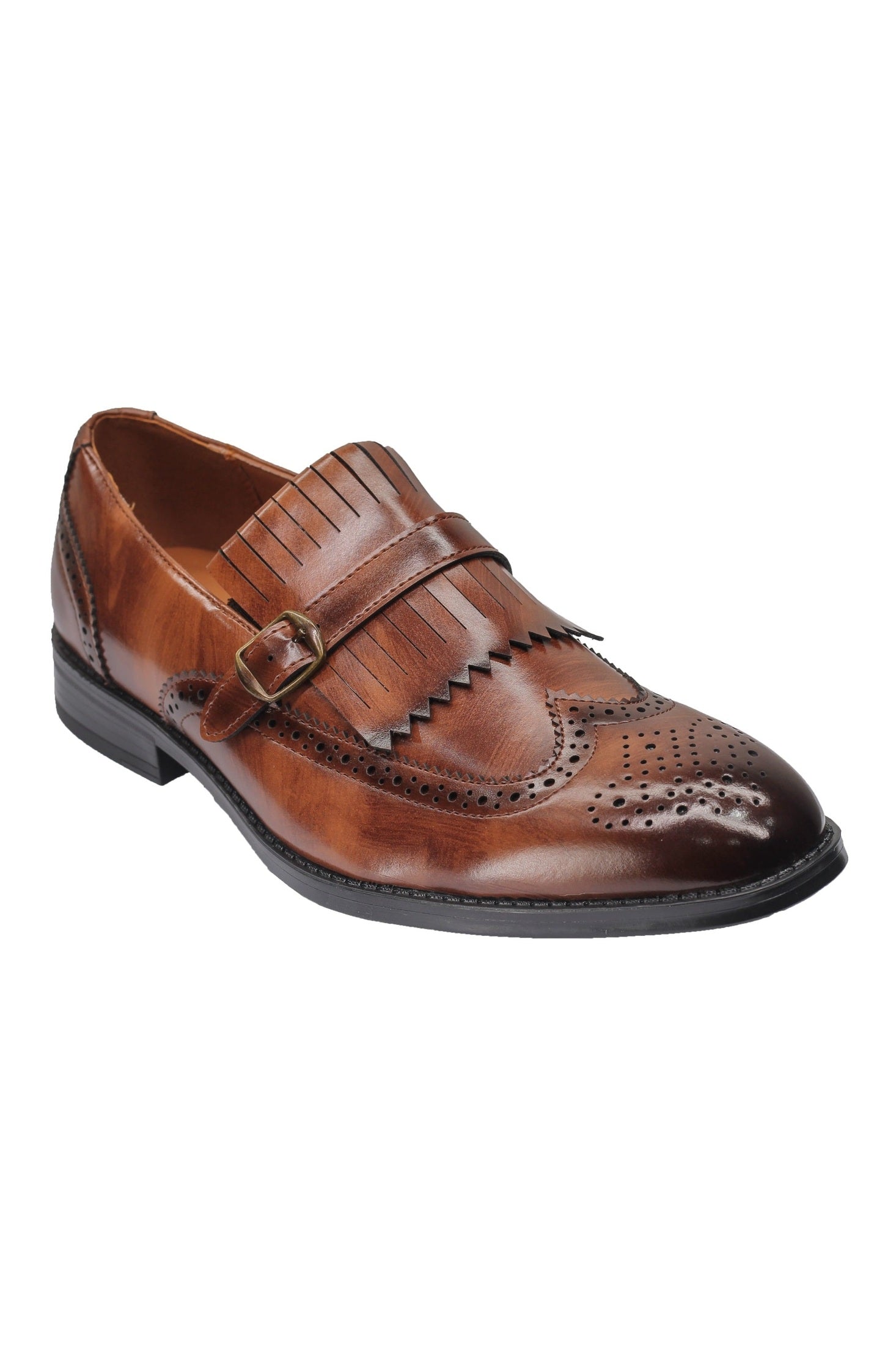 MONK STRAP BROGUE LOAFERS