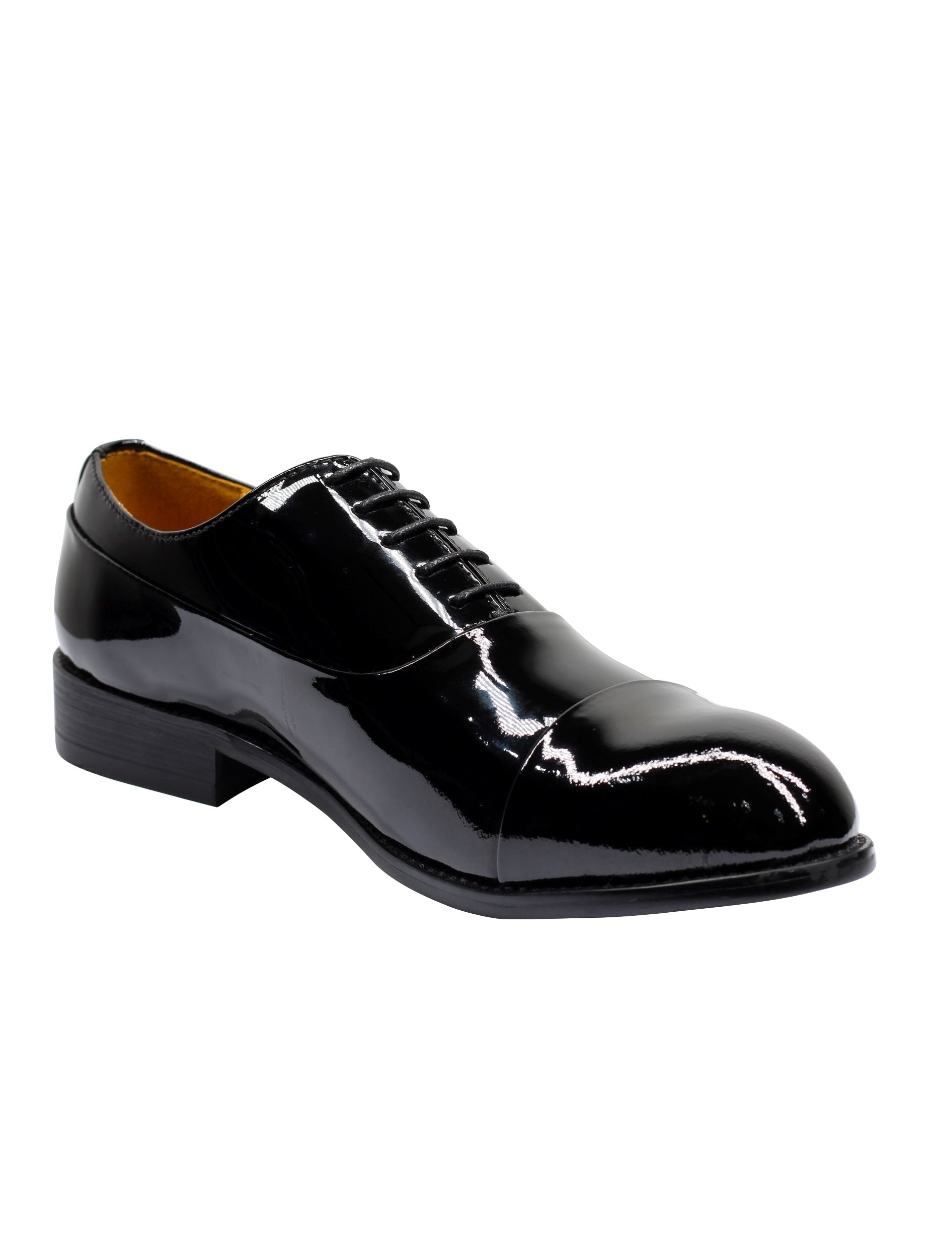 REAL LEATHER BLACK SHINY SHOES