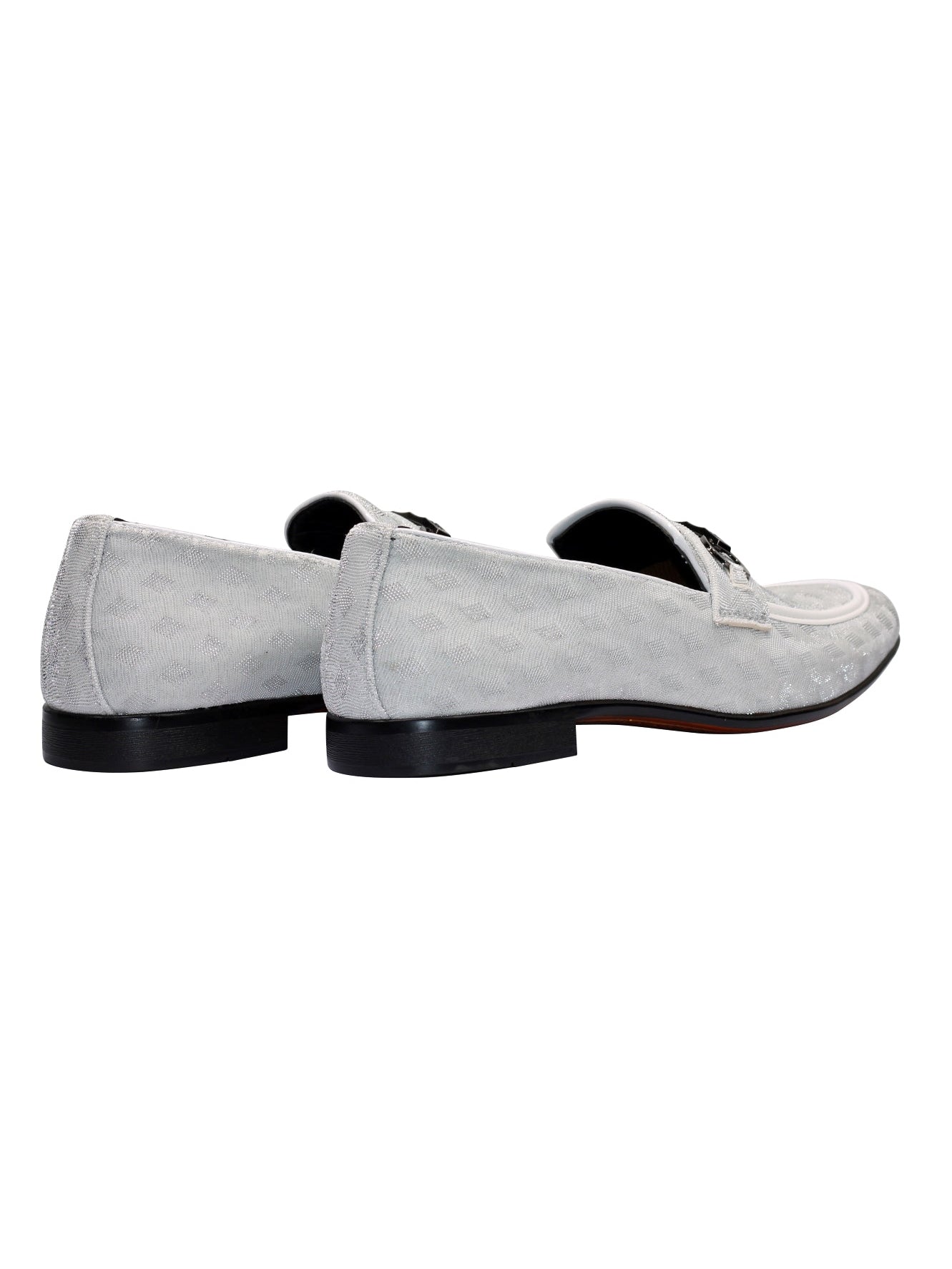 Party Loafers with Glittery Print