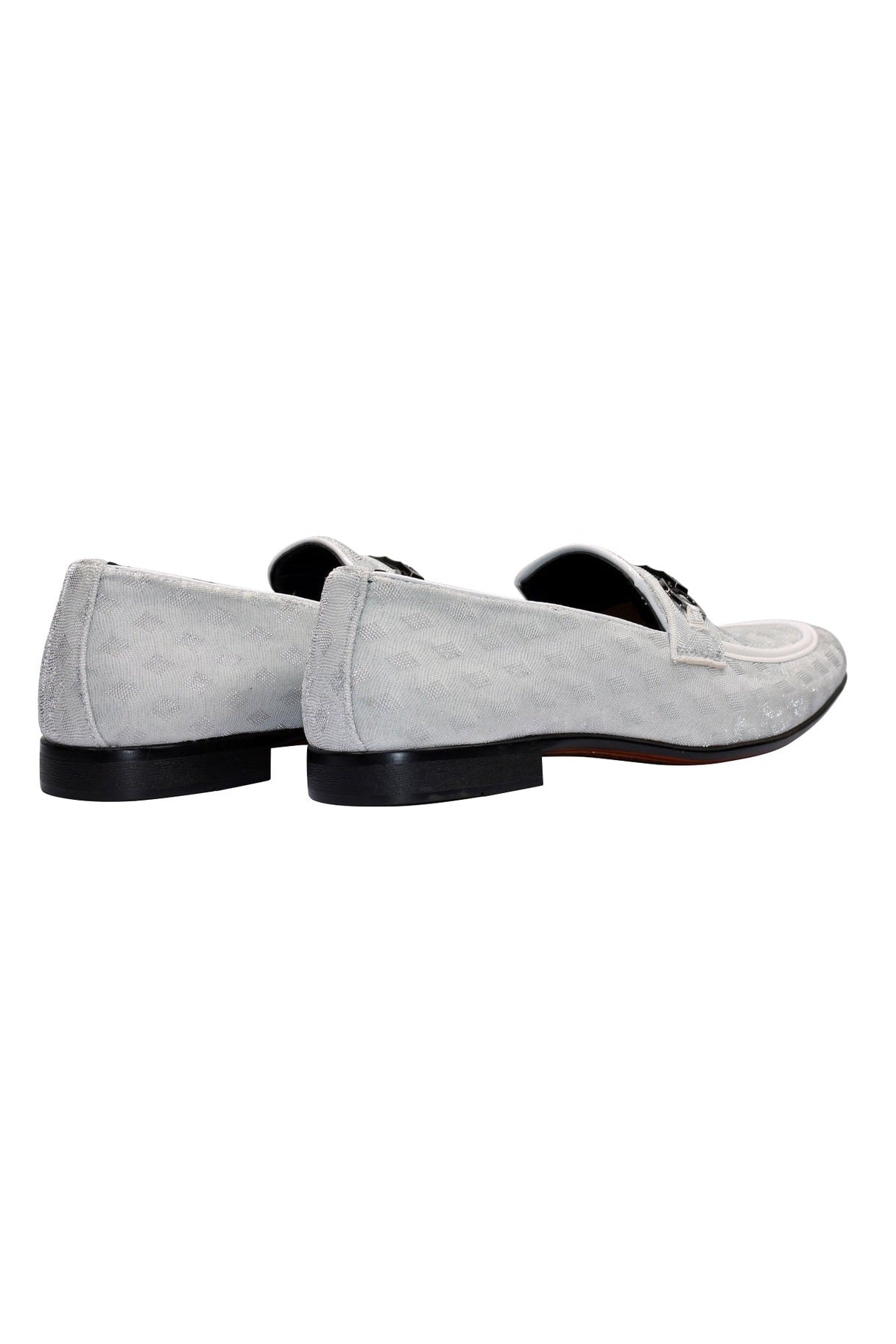 Party Loafers with Glittery Print