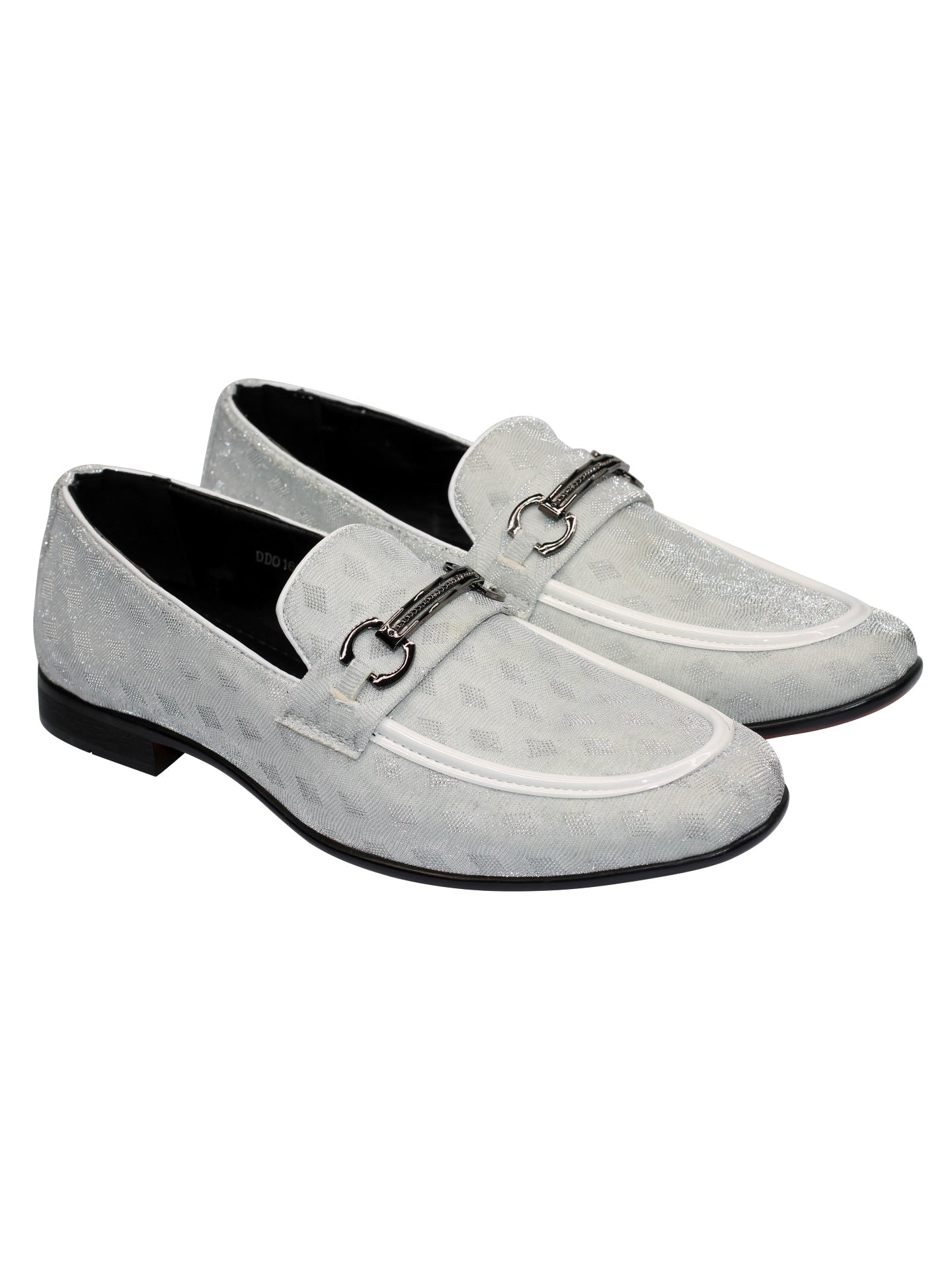 Party Loafers with Glittery Print