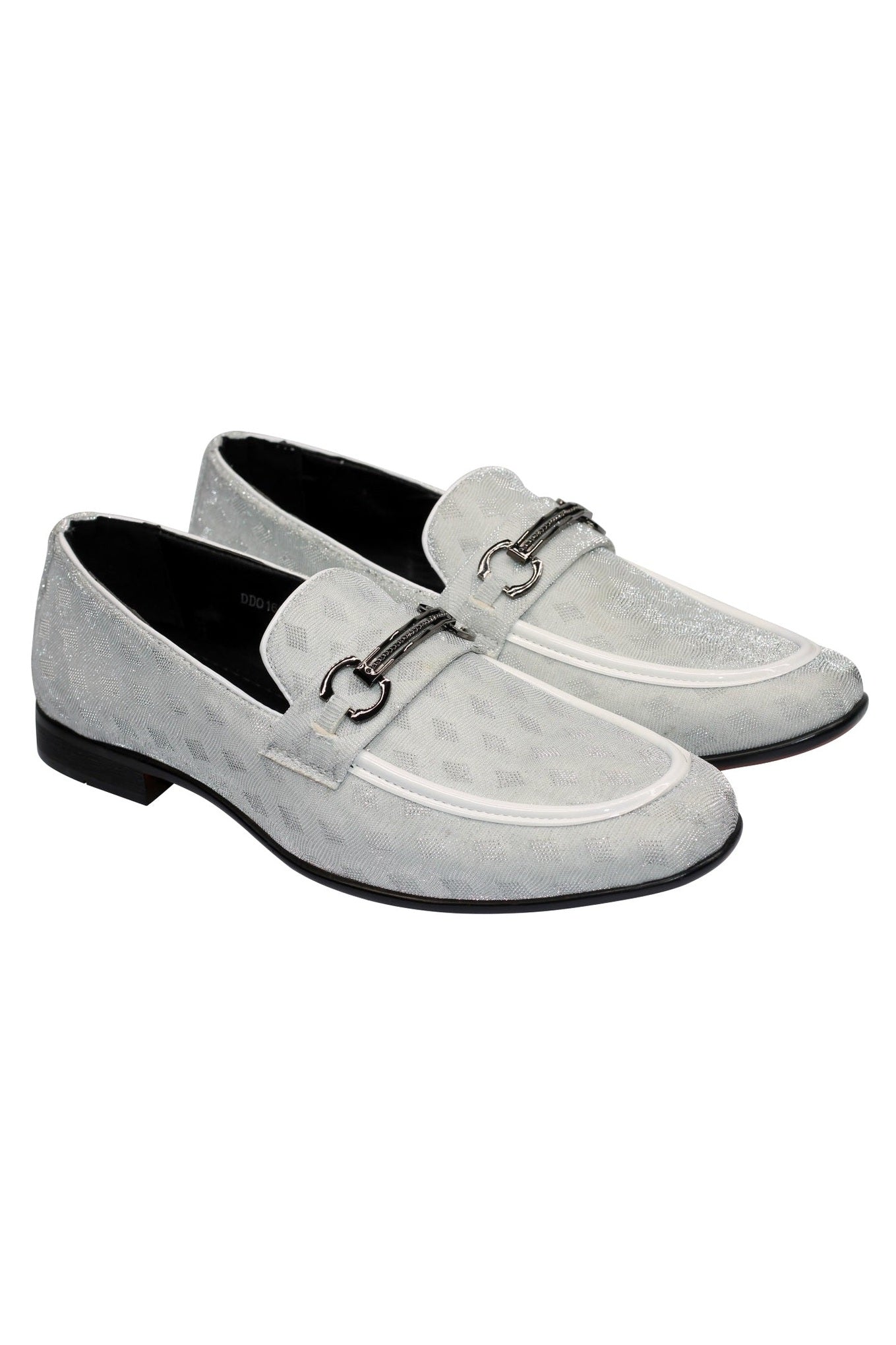 Party Loafers with Glittery Print