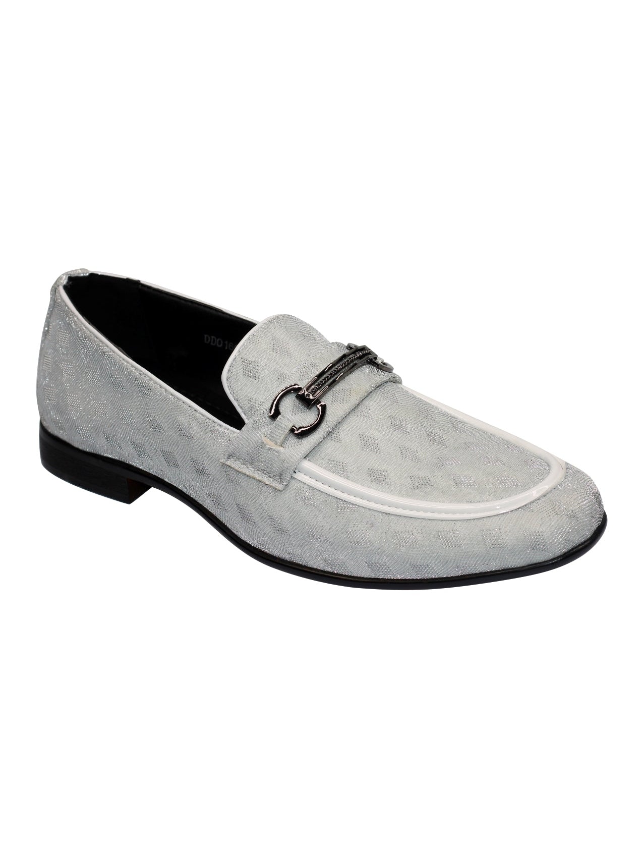 Party Loafers with Glittery Print