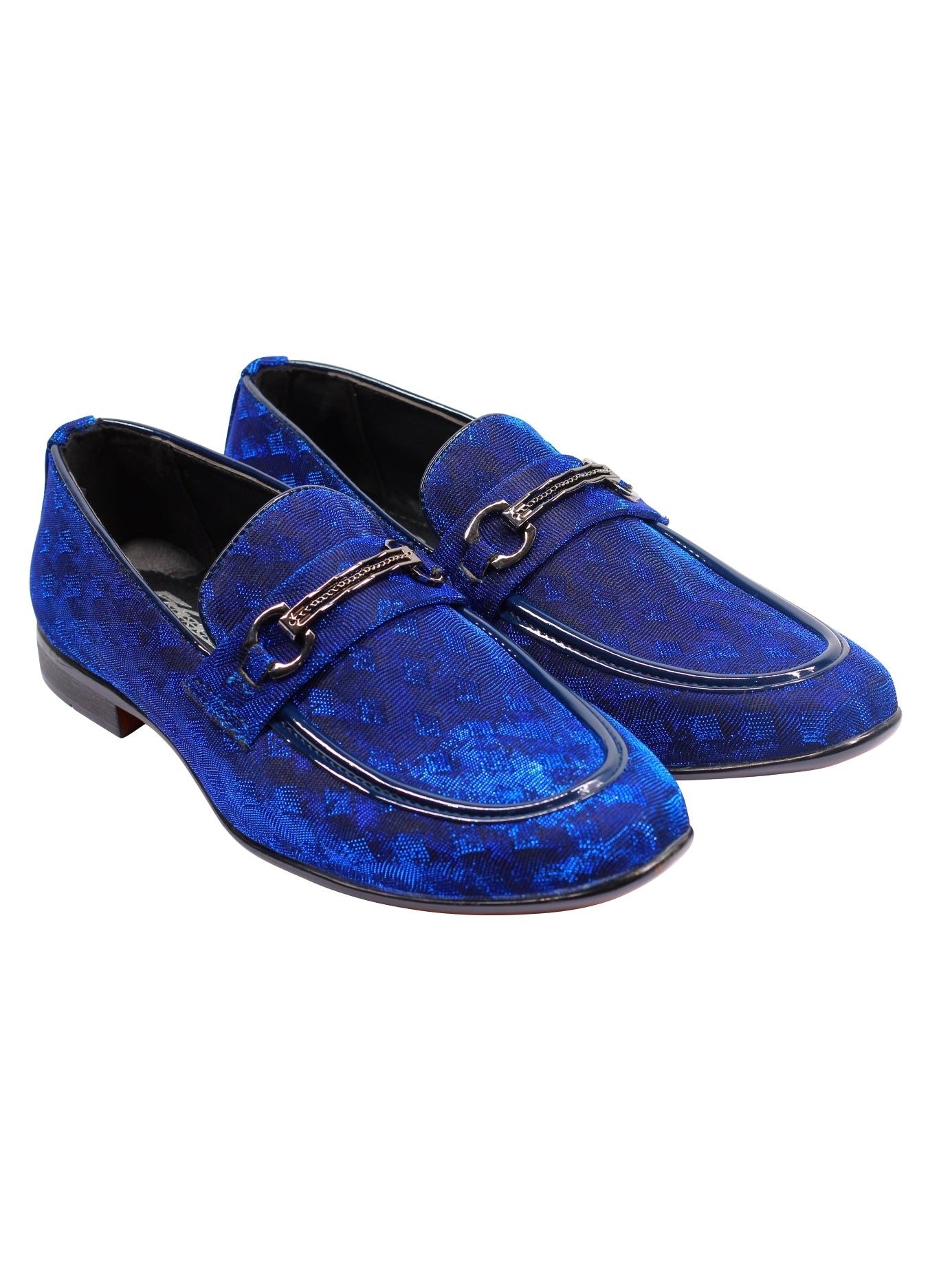 Party Loafers with Glittery Print