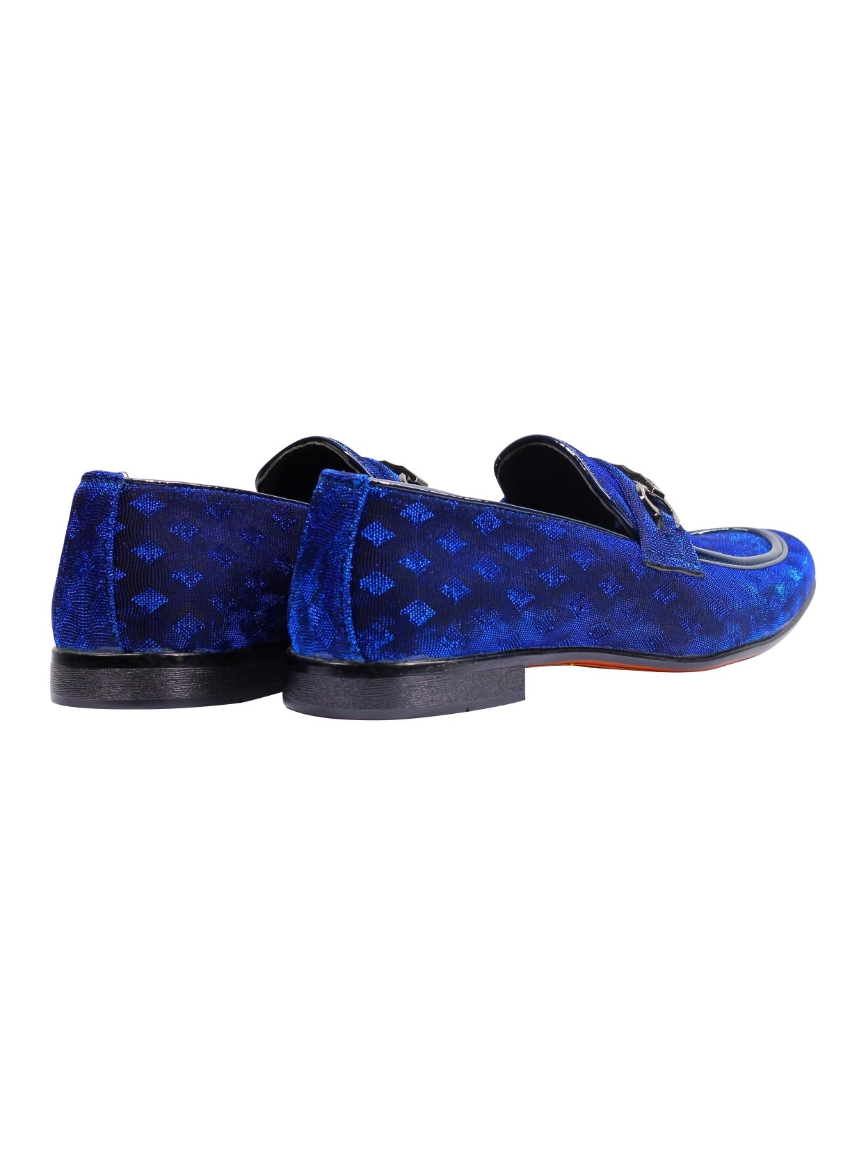 Party Loafers with Glittery Print