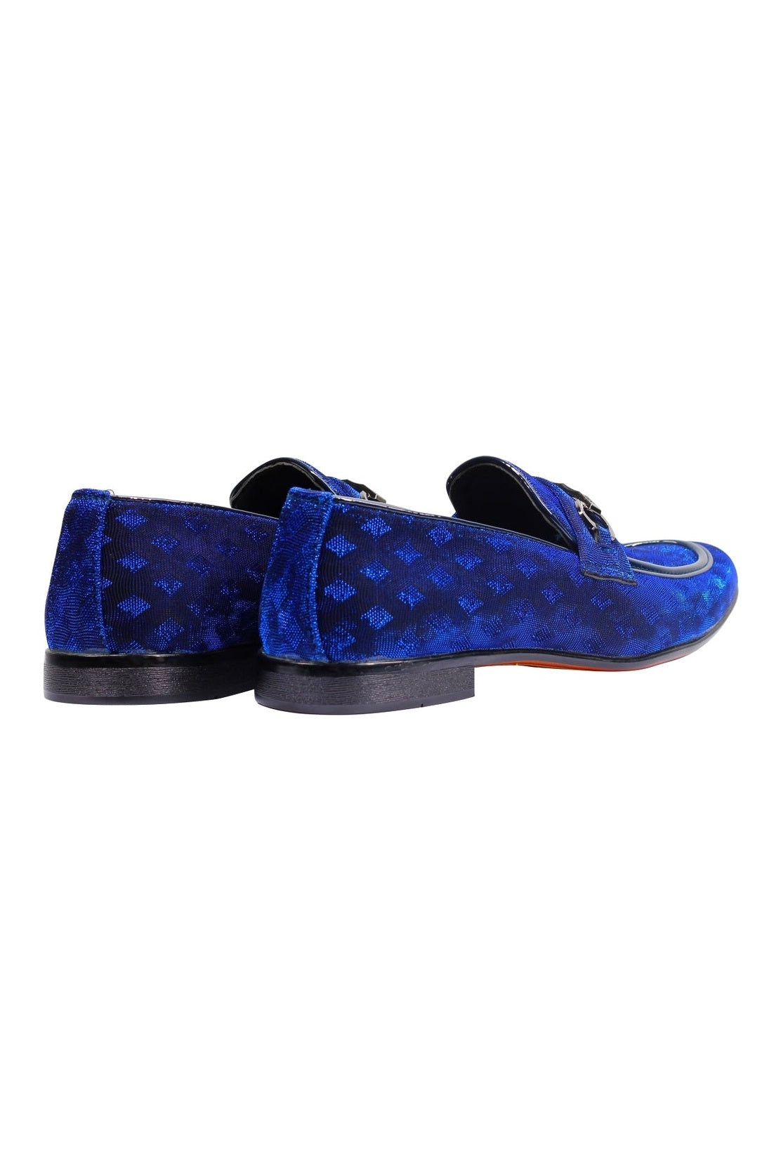 Party Loafers with Glittery Print