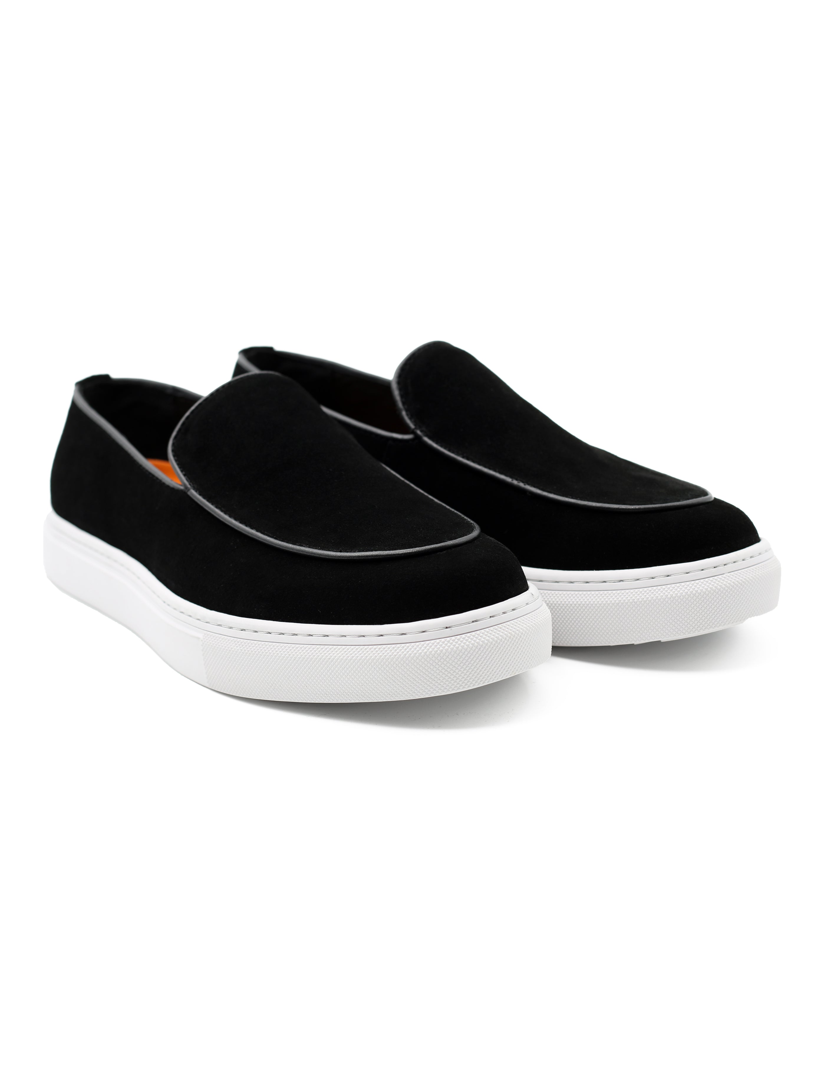 Black Suede Leather Loafers