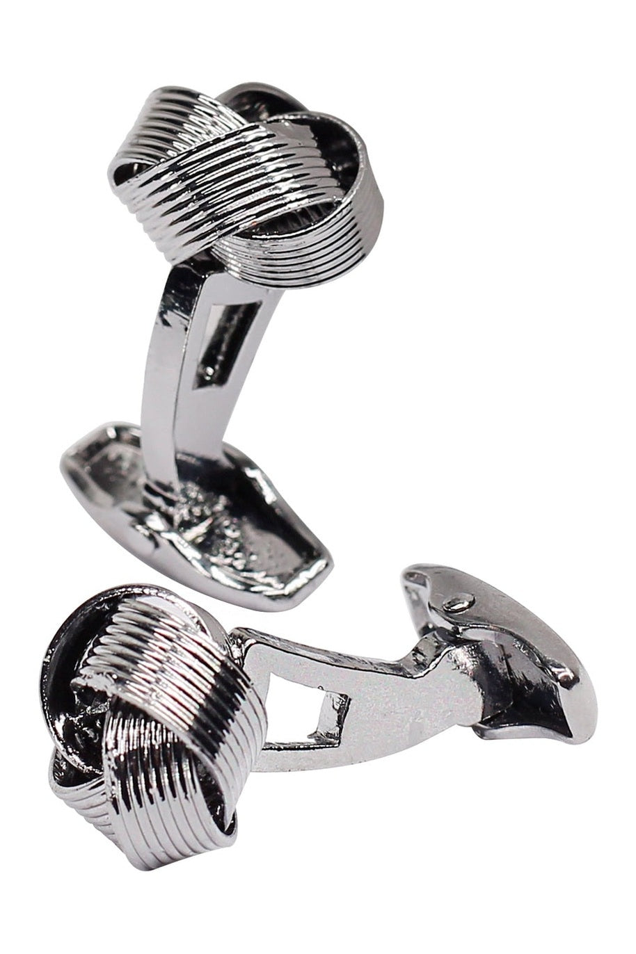 FINE WIRE DARK TONE SILVER CUFFLINKS