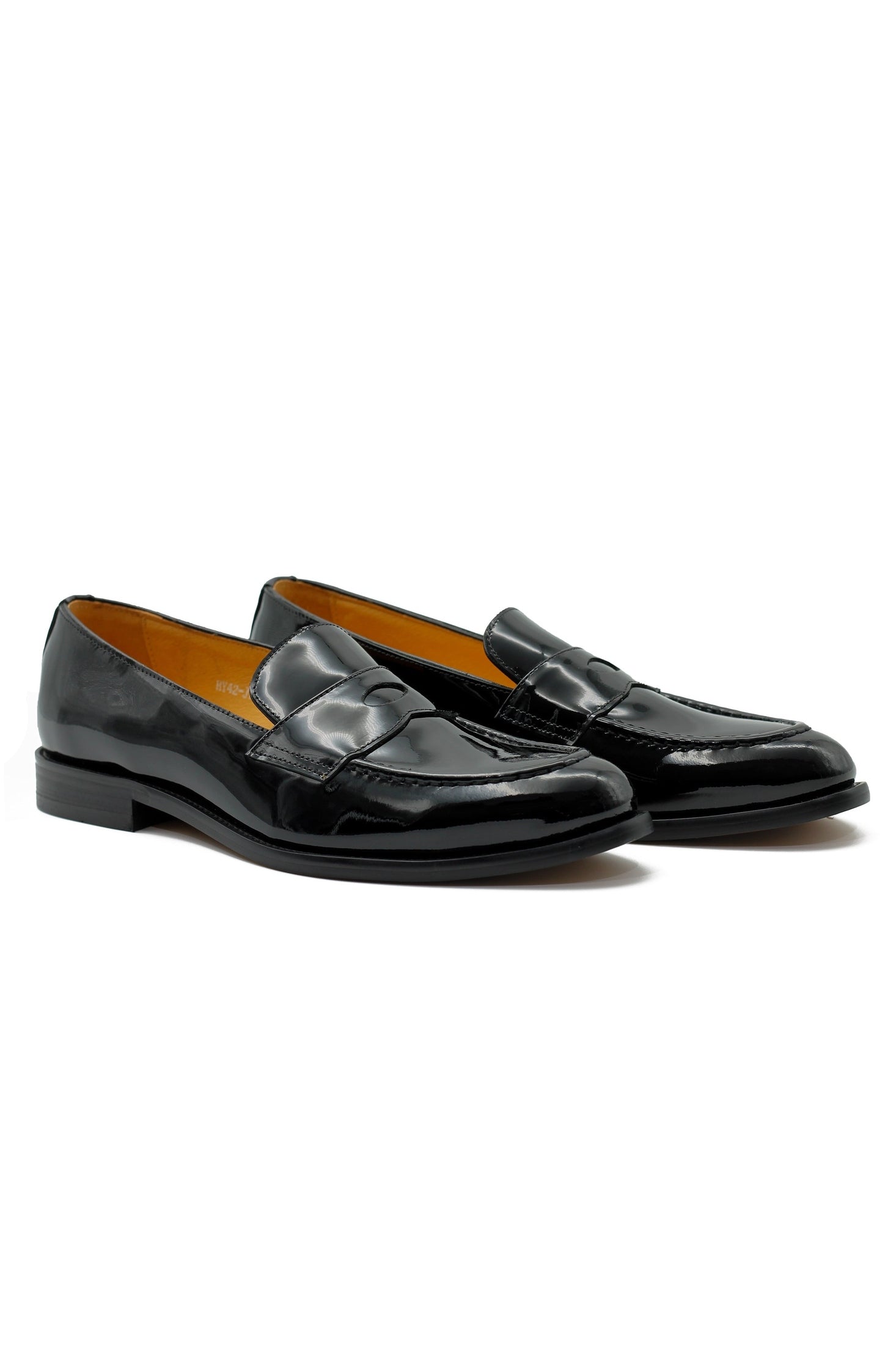 BLACK PATENT LEATHER PENNY LOAFER