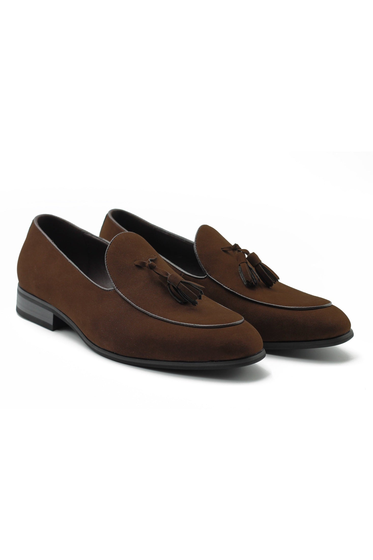 SUEDE TASSEL LOAFERS
