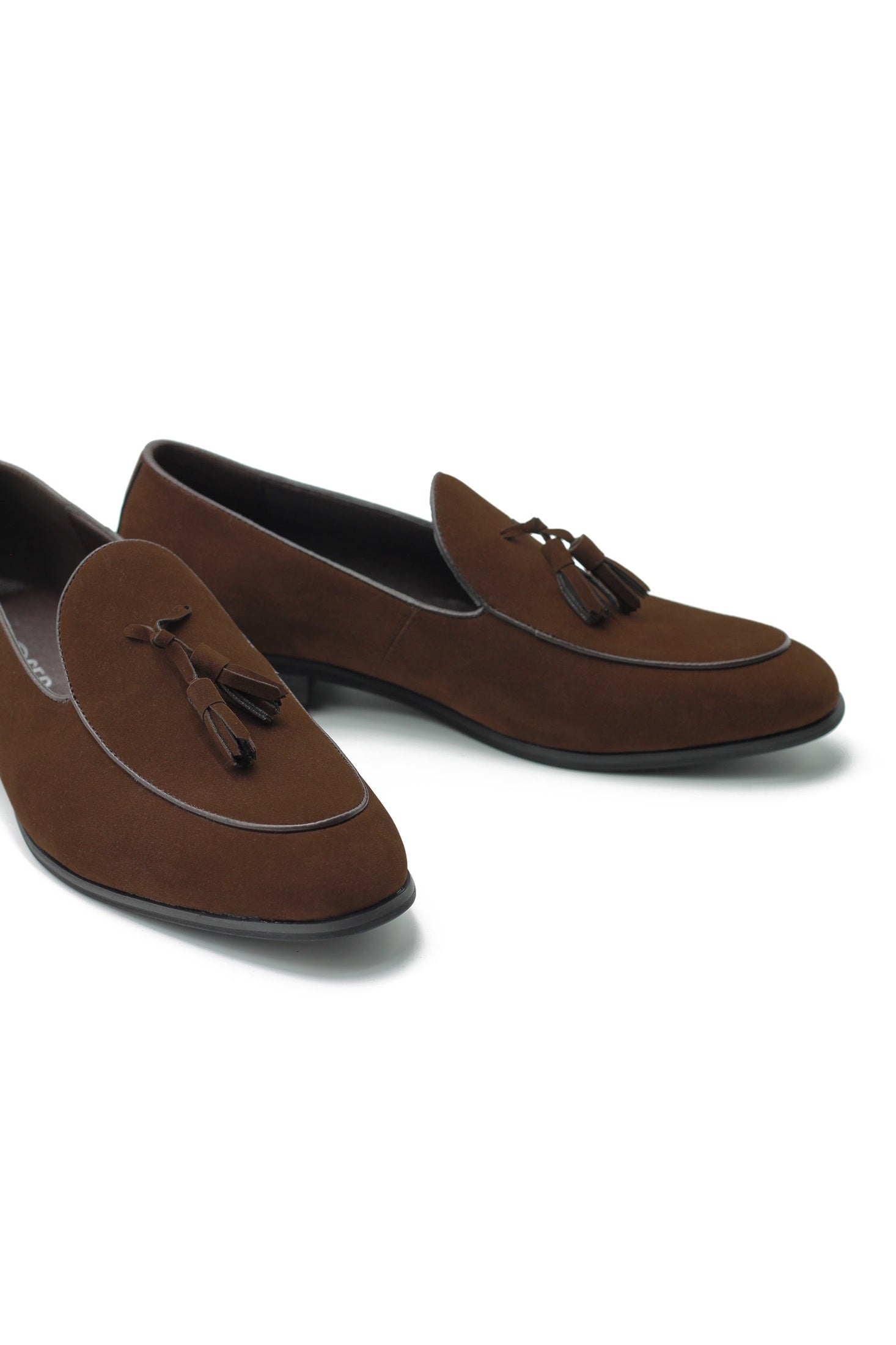 SUEDE TASSEL LOAFERS