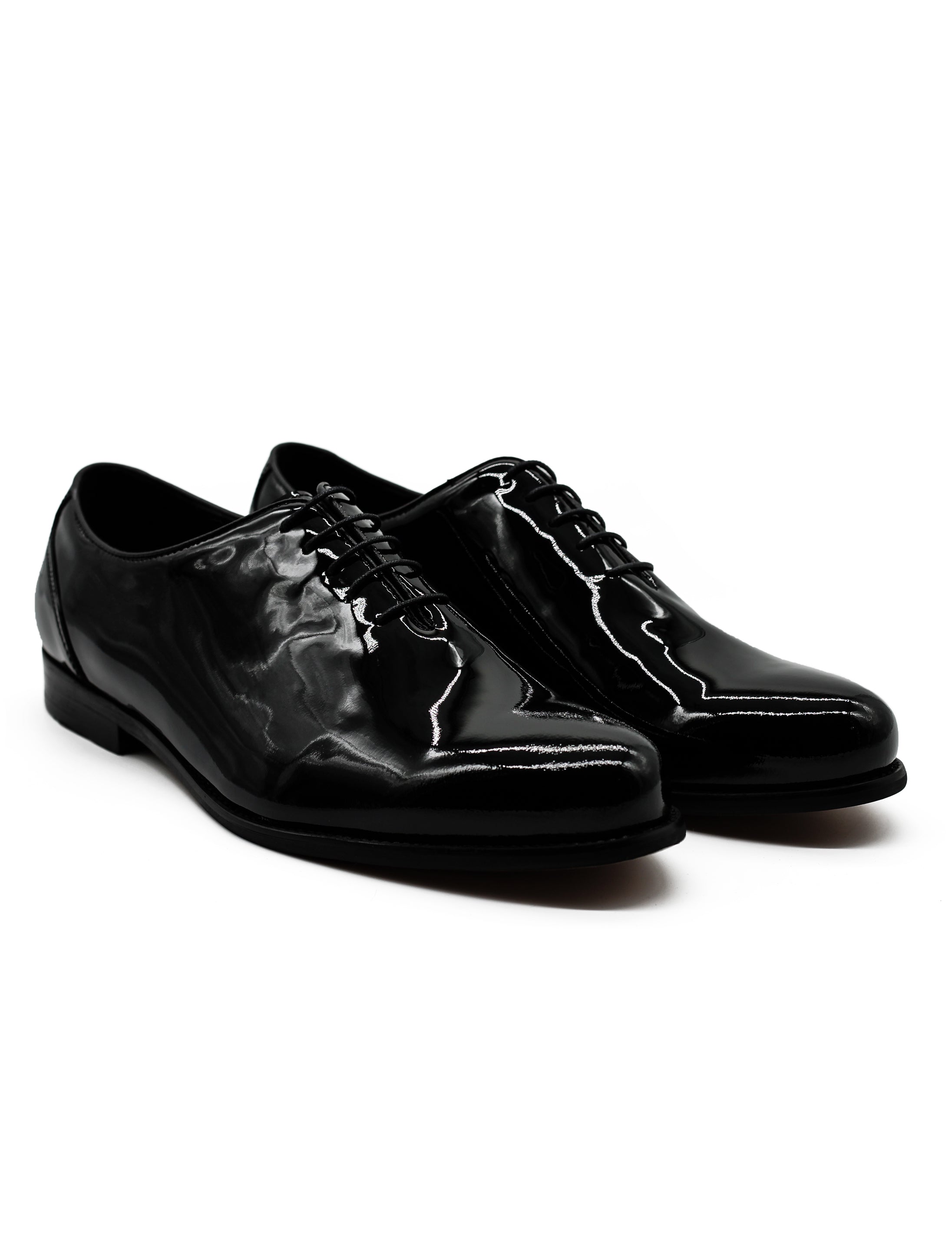 Black Patent Leather Whole cut Dress Shoes