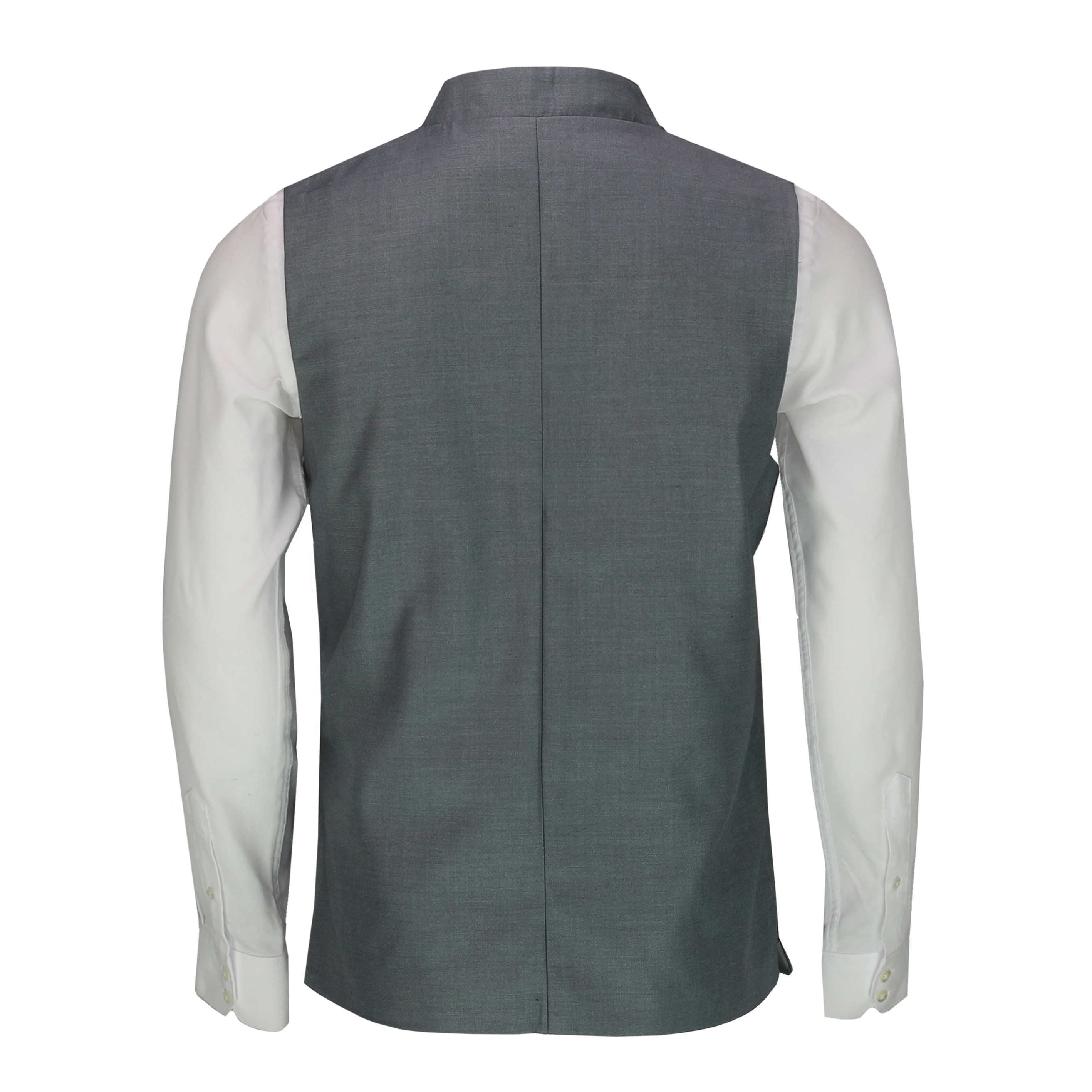 NEHRU STYLE WAISTCOAT IN GREY