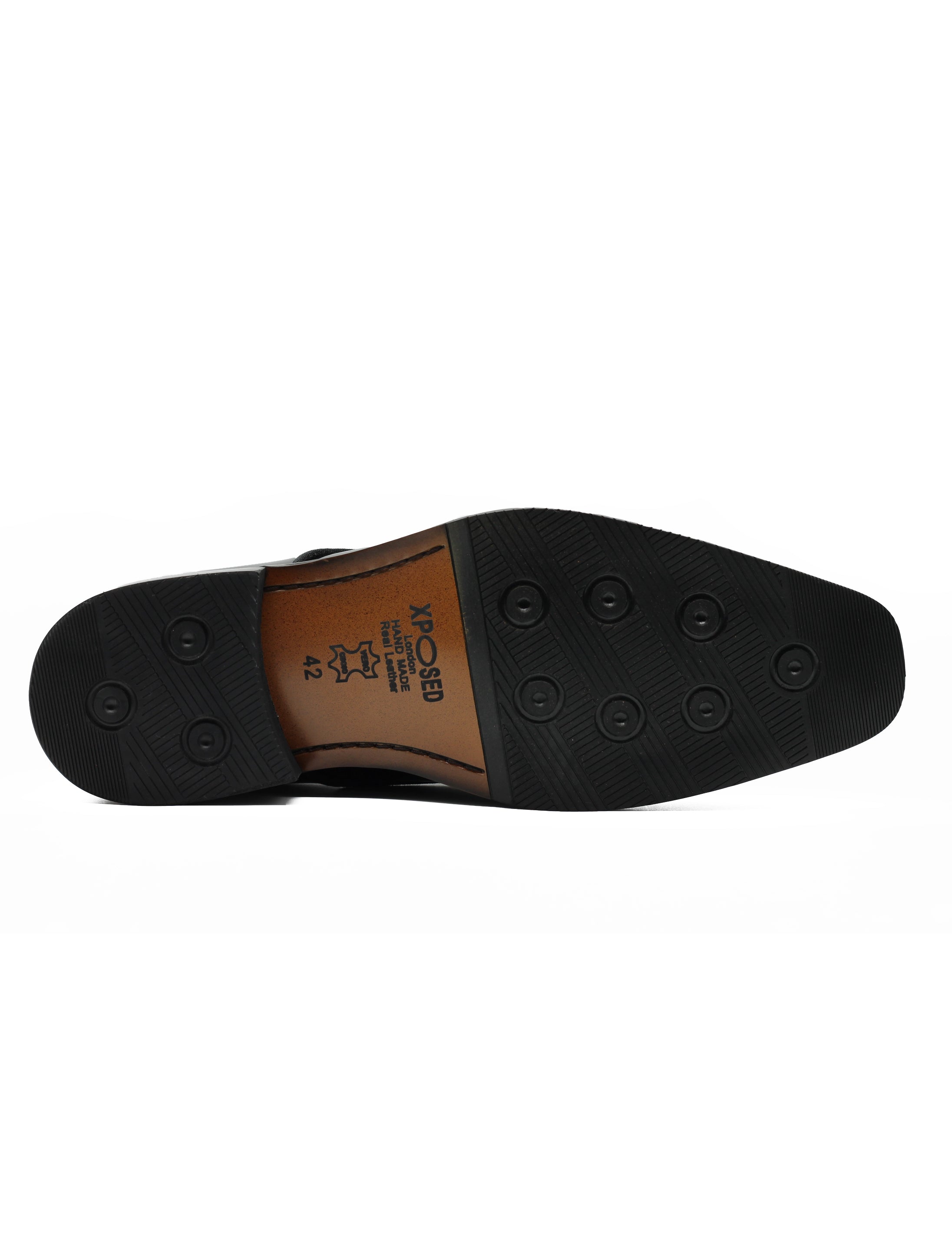 Whole cut Dress Shoes in Black Patent Leather