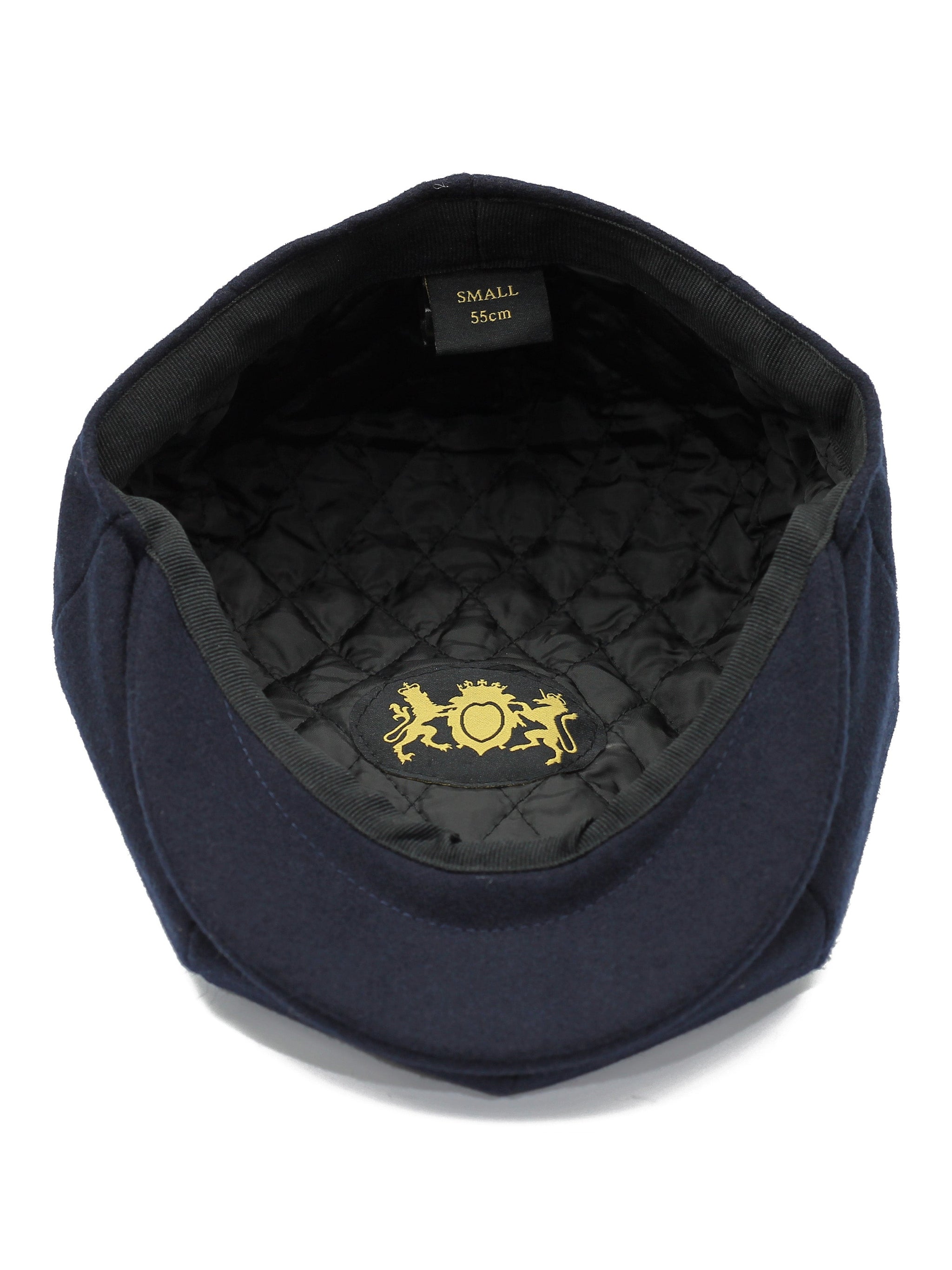 WOOL BLEND NEWSBOY FLAT CAP IN TWEED