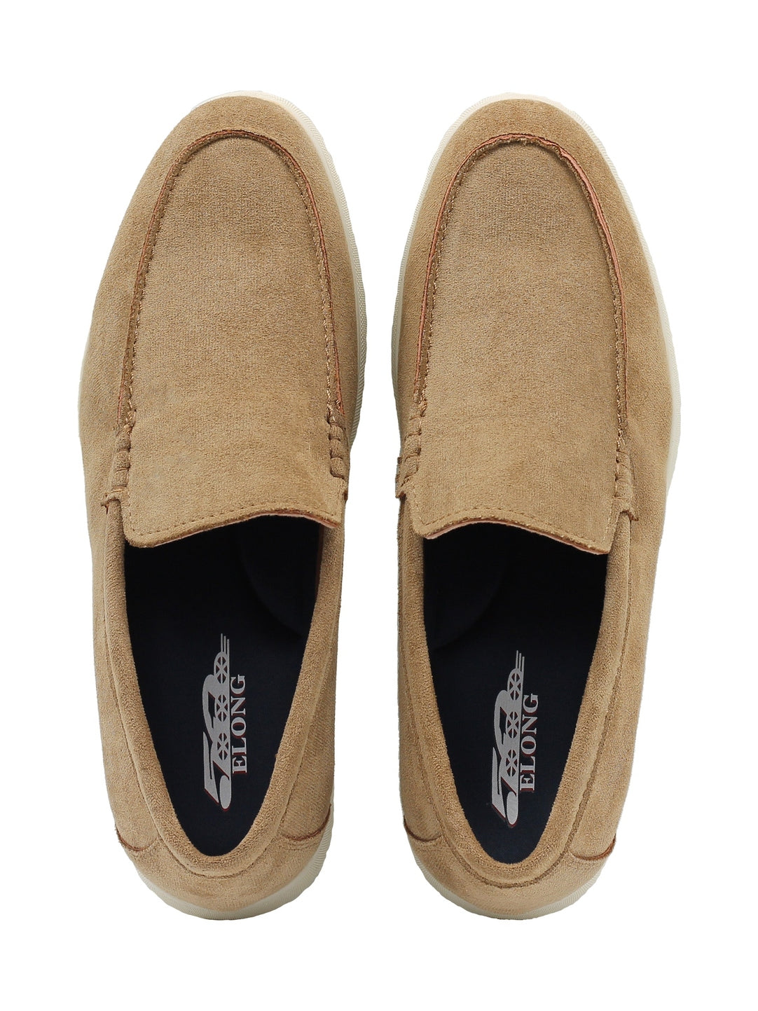 SUEDE FAUX LEATHER MOCCASINS