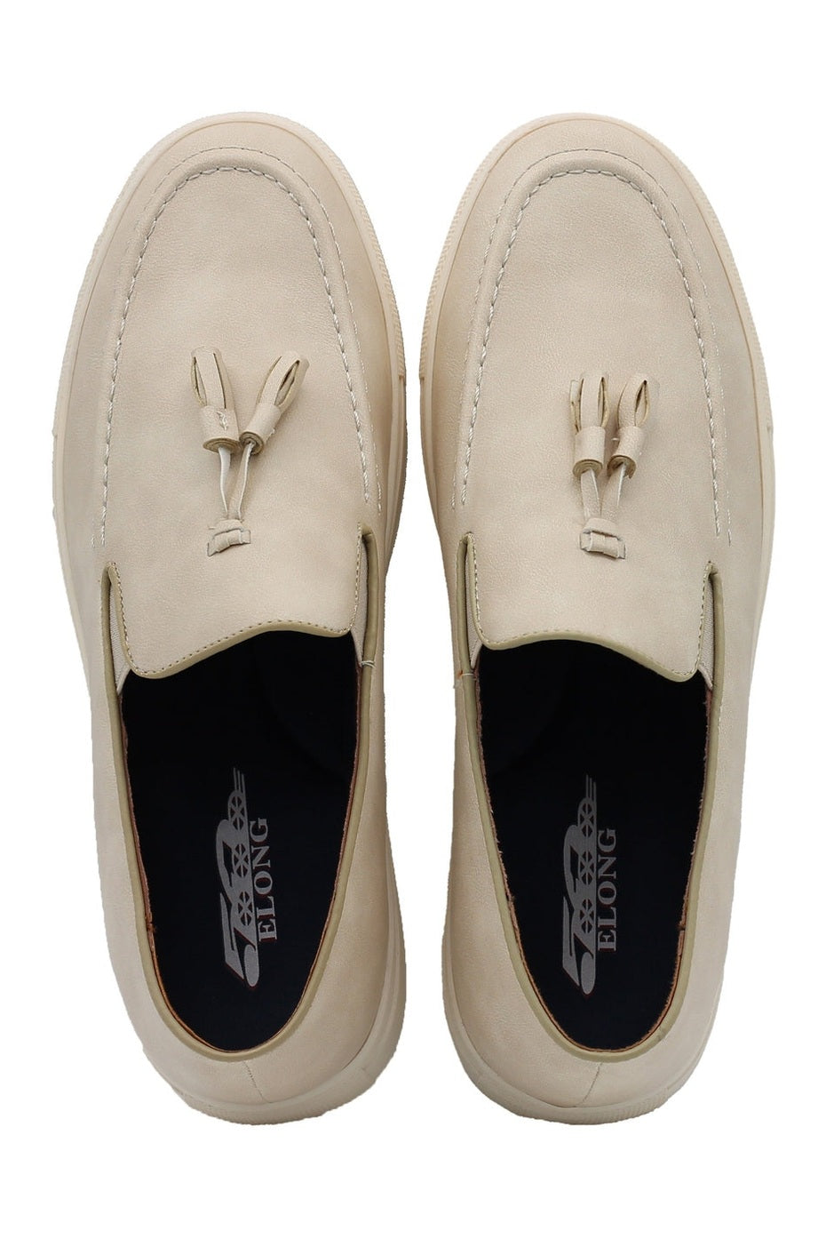 CASUAL FAUX LEATHER SNEAKERS WITH TASSELS