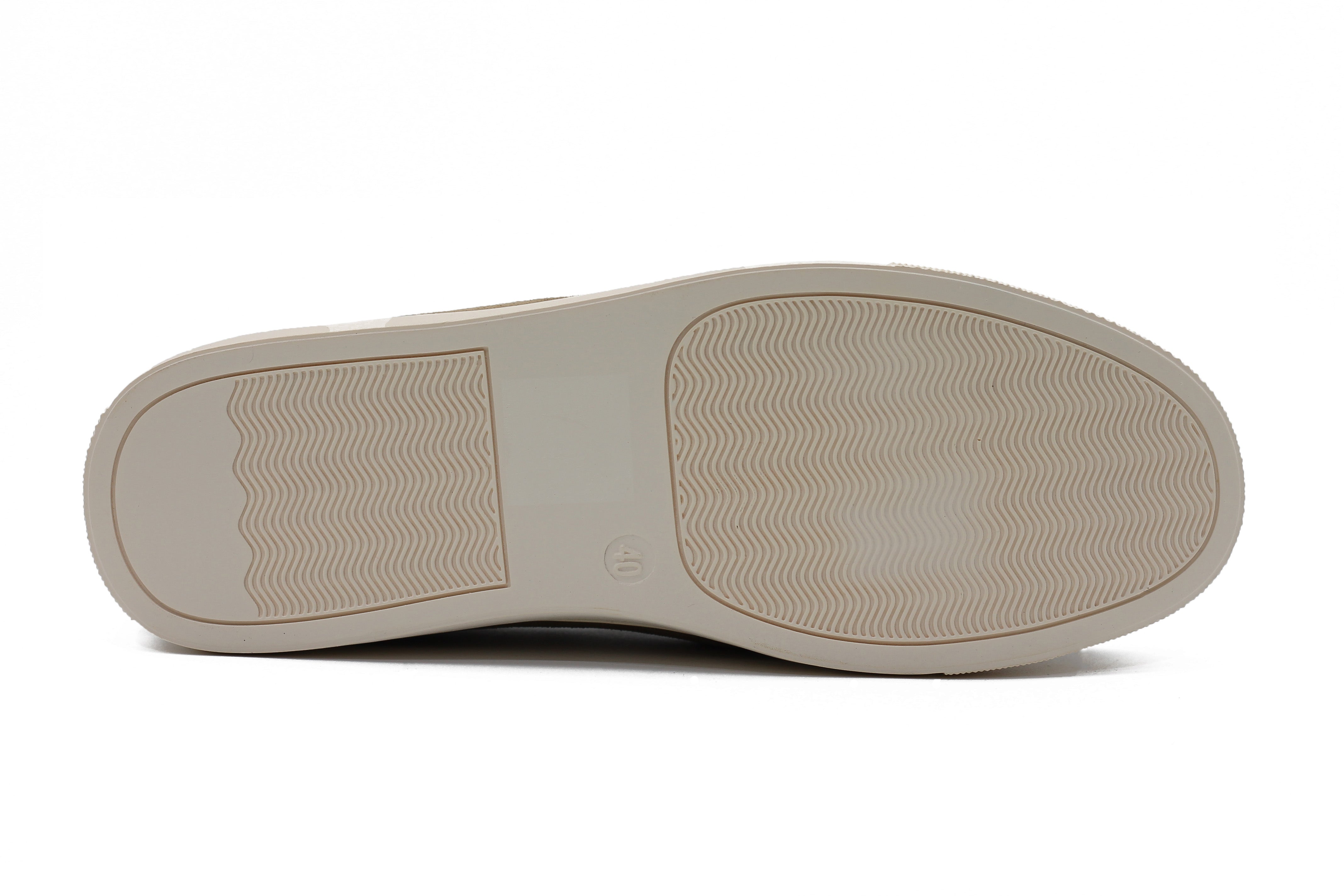 FAUX LEATHER SUEDE SNEAKER WITH TASSEL