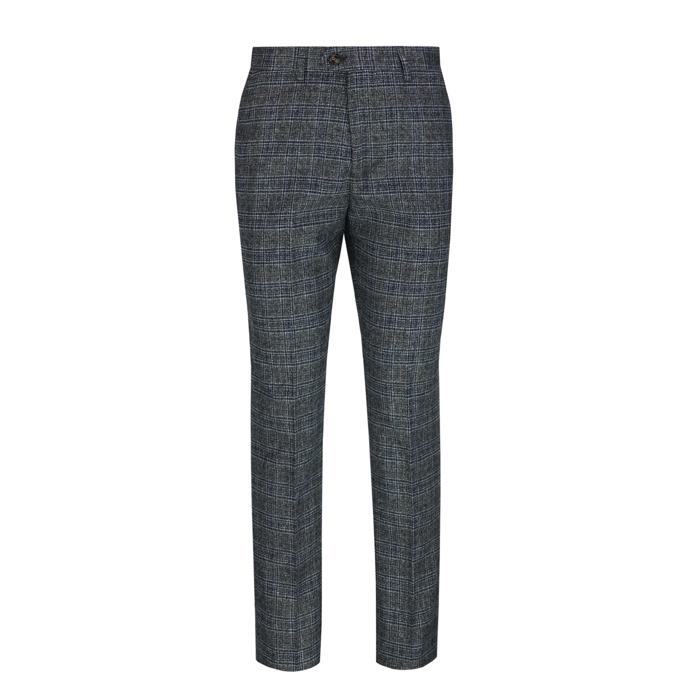 Abel - Grey Tweed Tailored Fit Formal Suit Pants