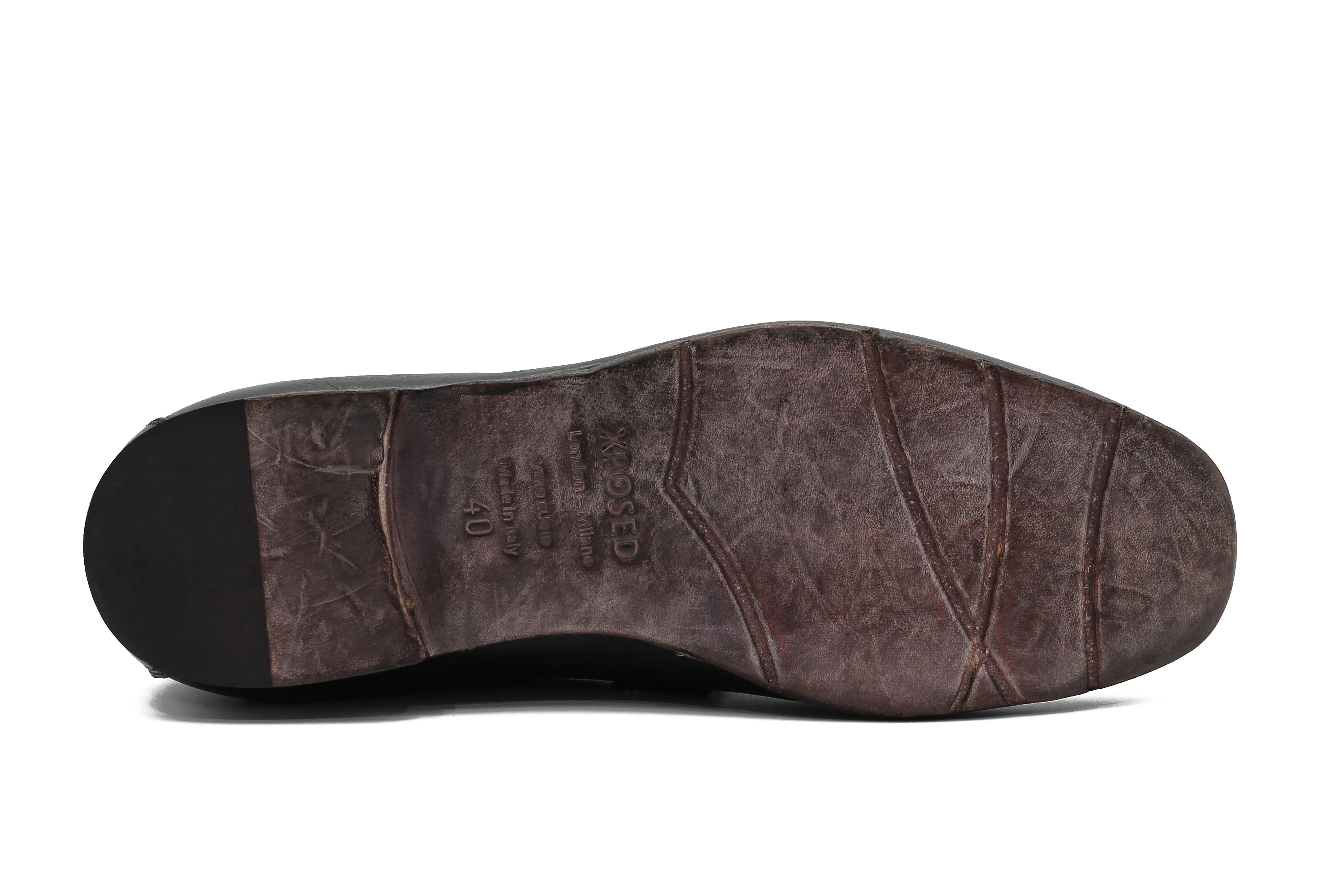 SNAFFLE BIT LOAFER IN BLACK ITALIAN LEATHER