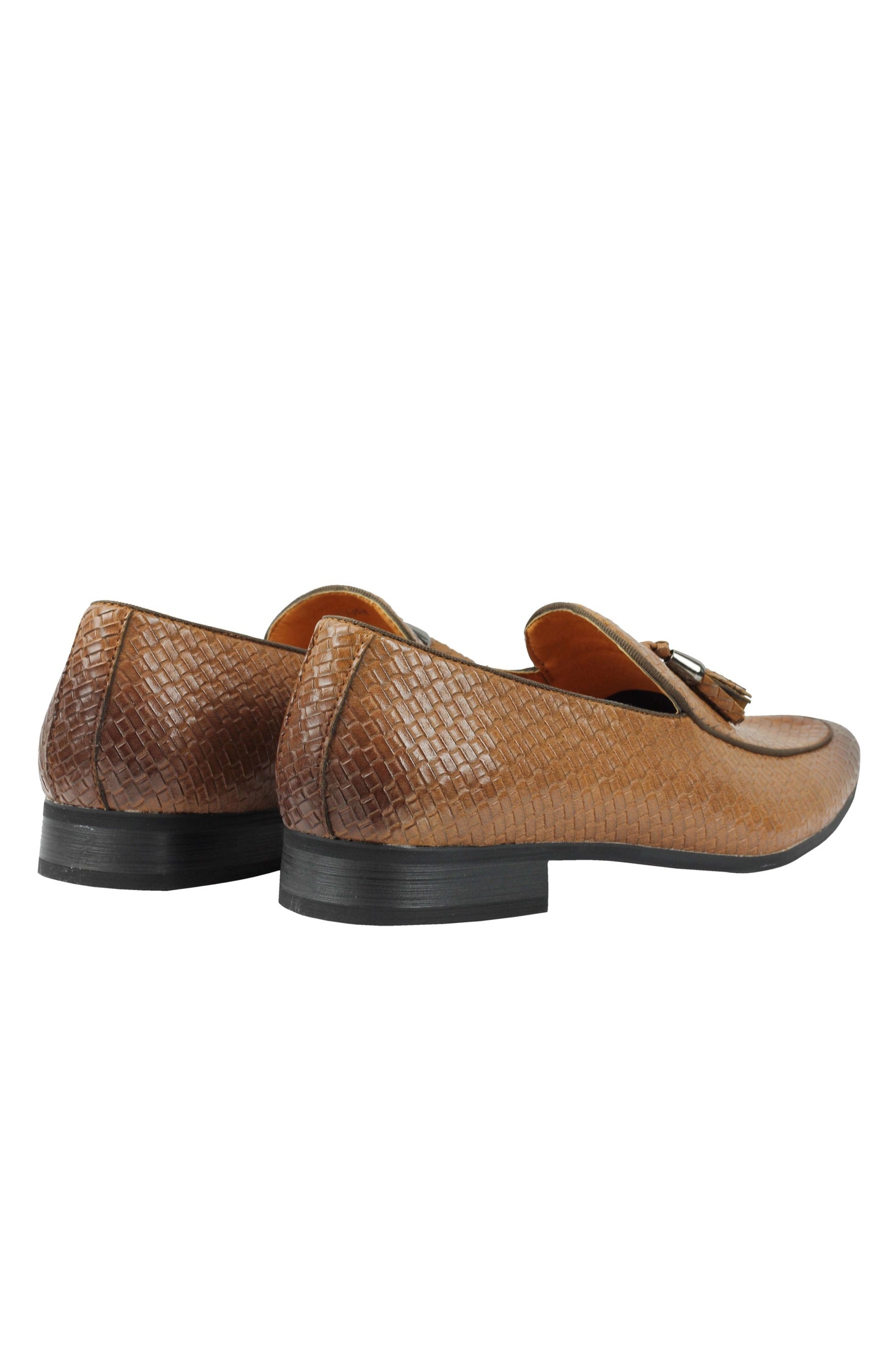 FAUX LEATHER TASSEL MOCCASIN LOAFERS