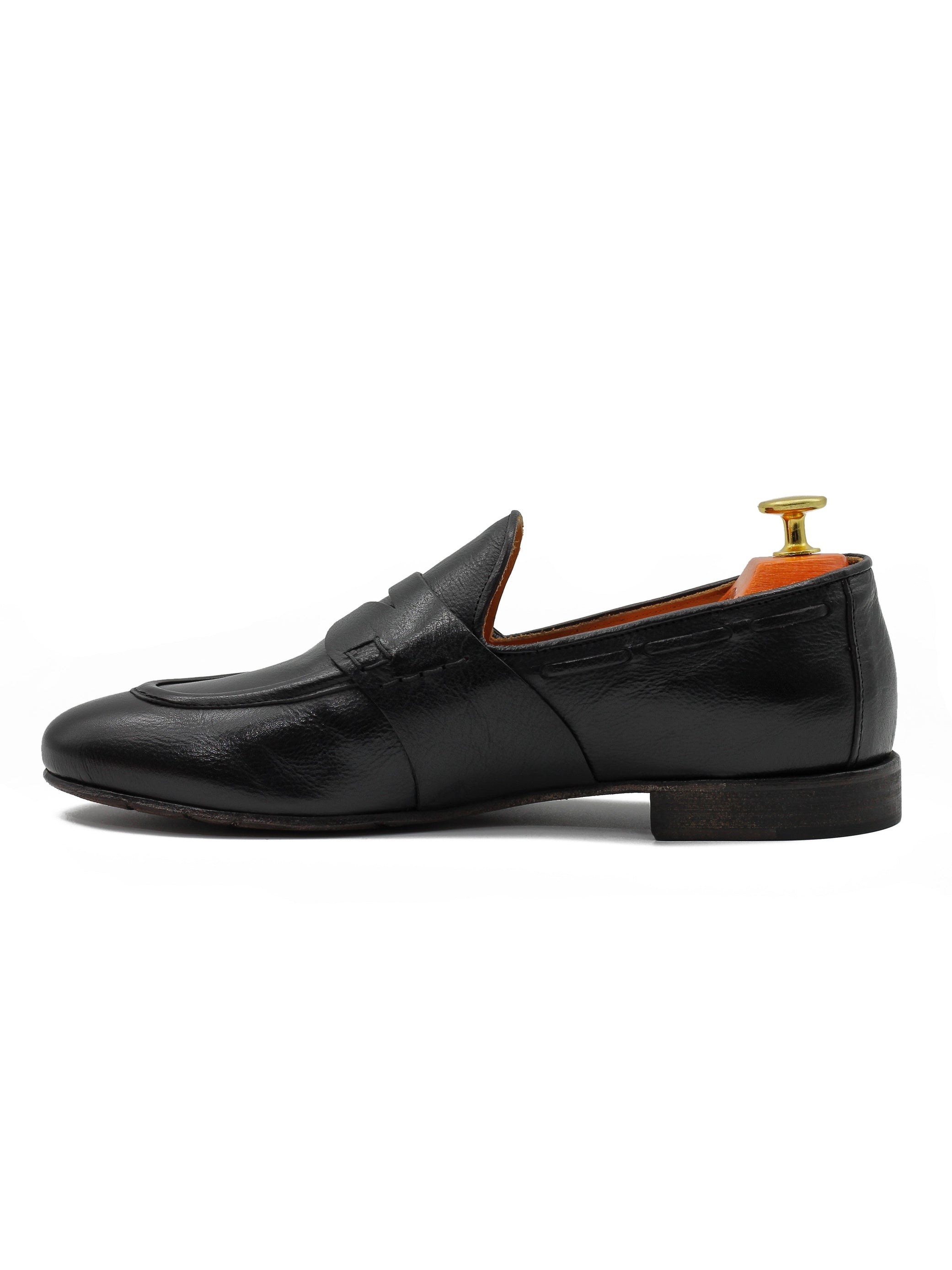 NAPLES 01 - BLACK PENNY LOAFER