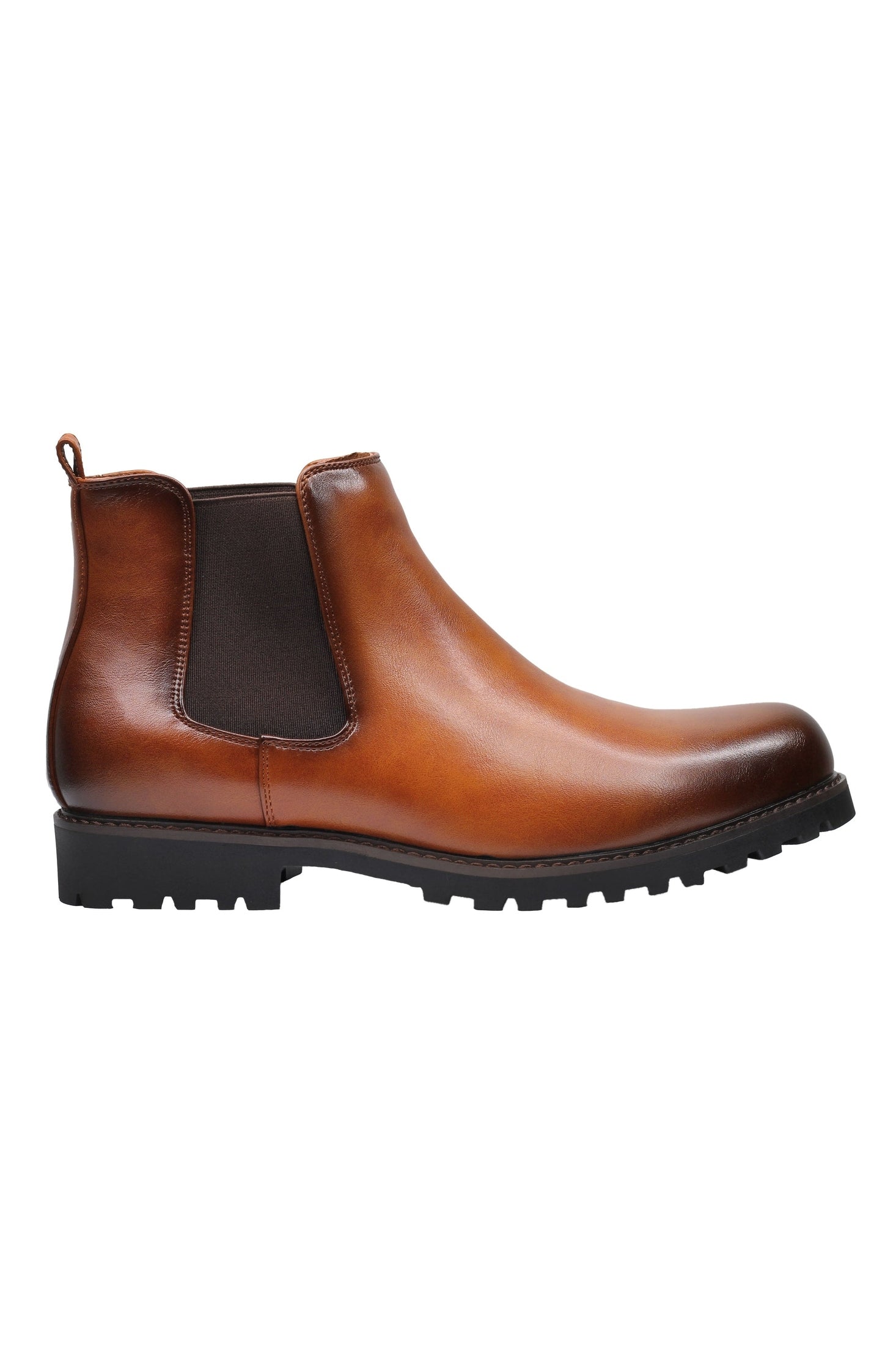 CHELSEA FAUX LEATHER BOOTS