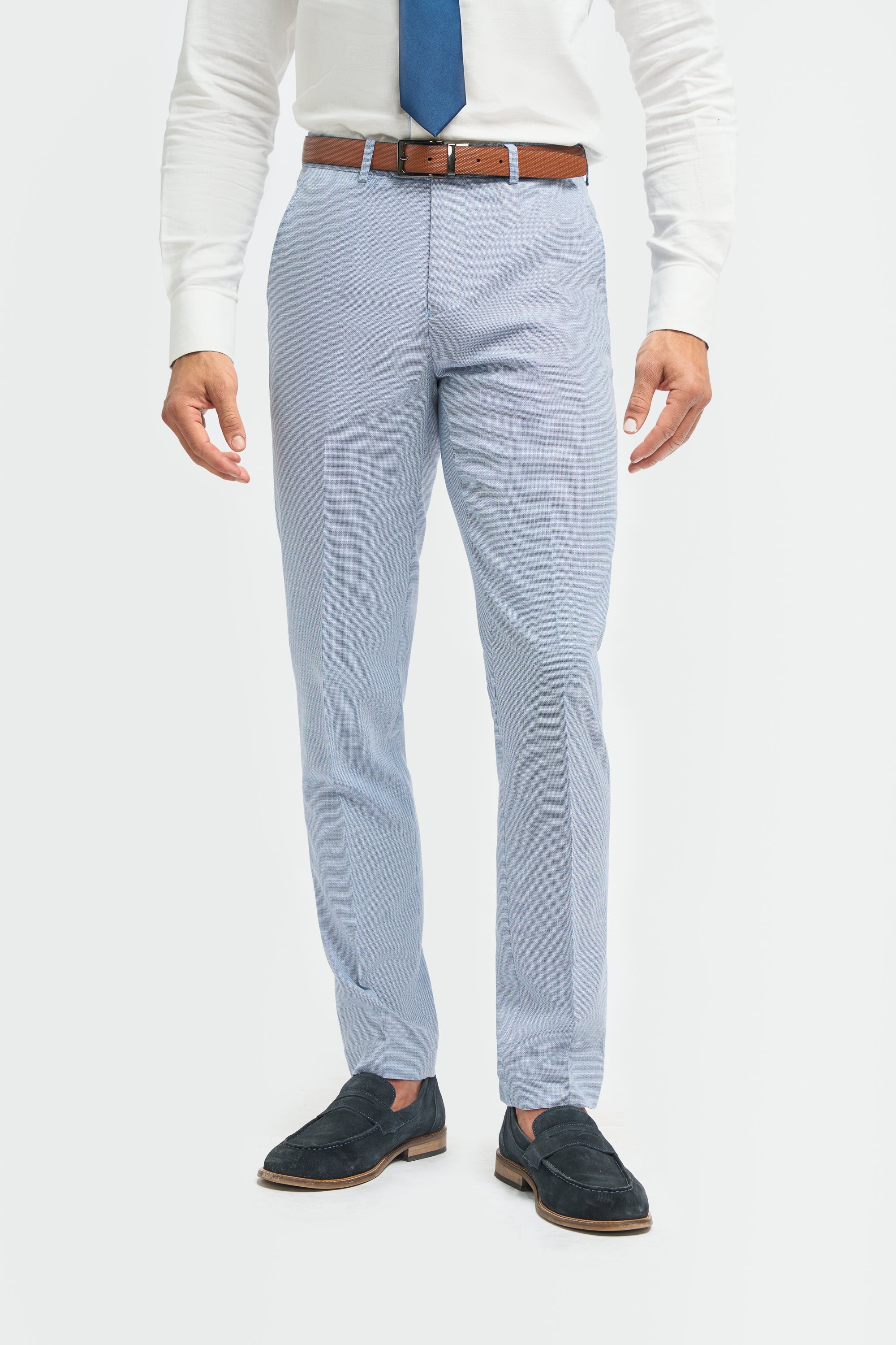 Cavani – Miami Tapered Trousers in Sky Blue