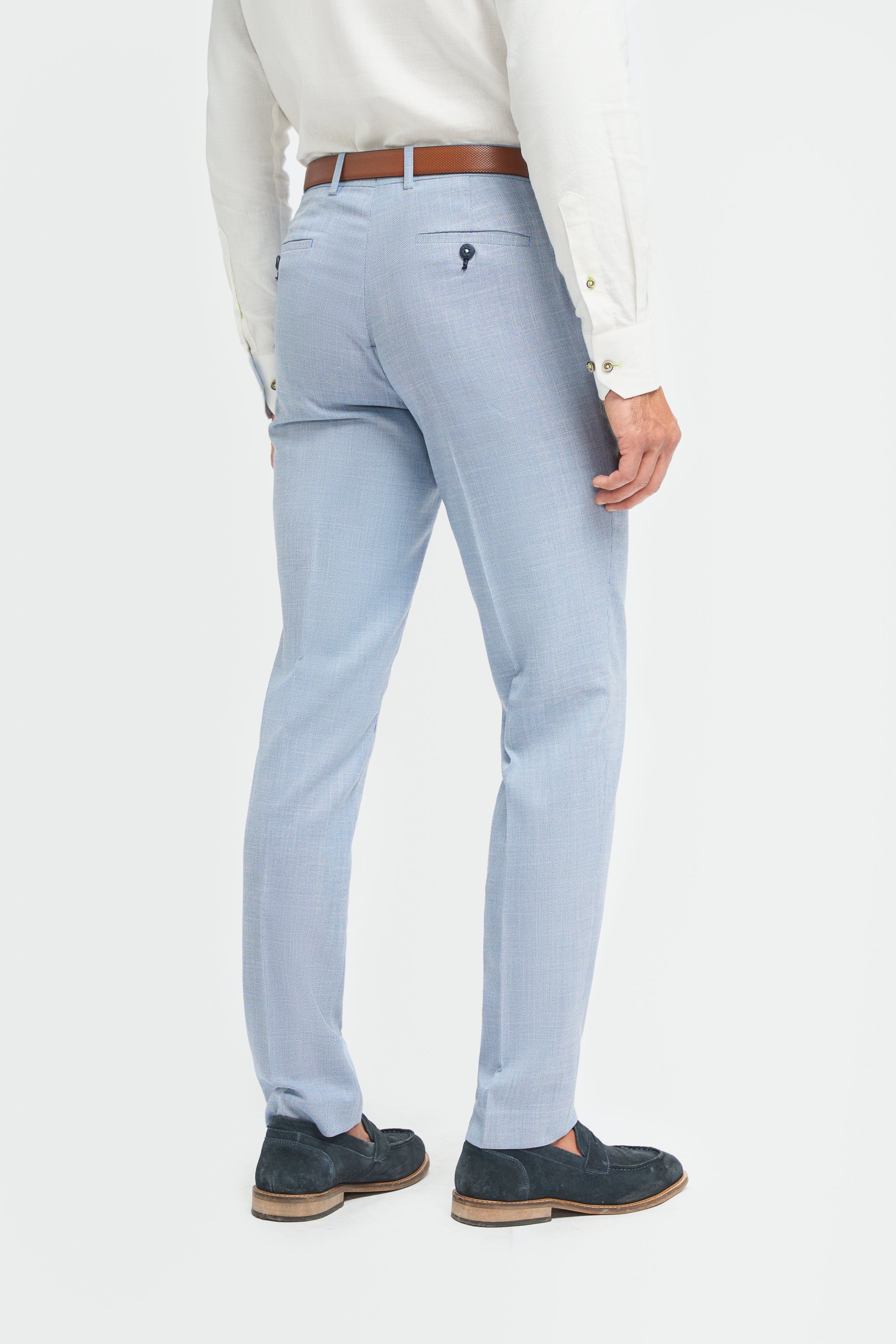Cavani – Miami Tapered Trousers in Sky Blue