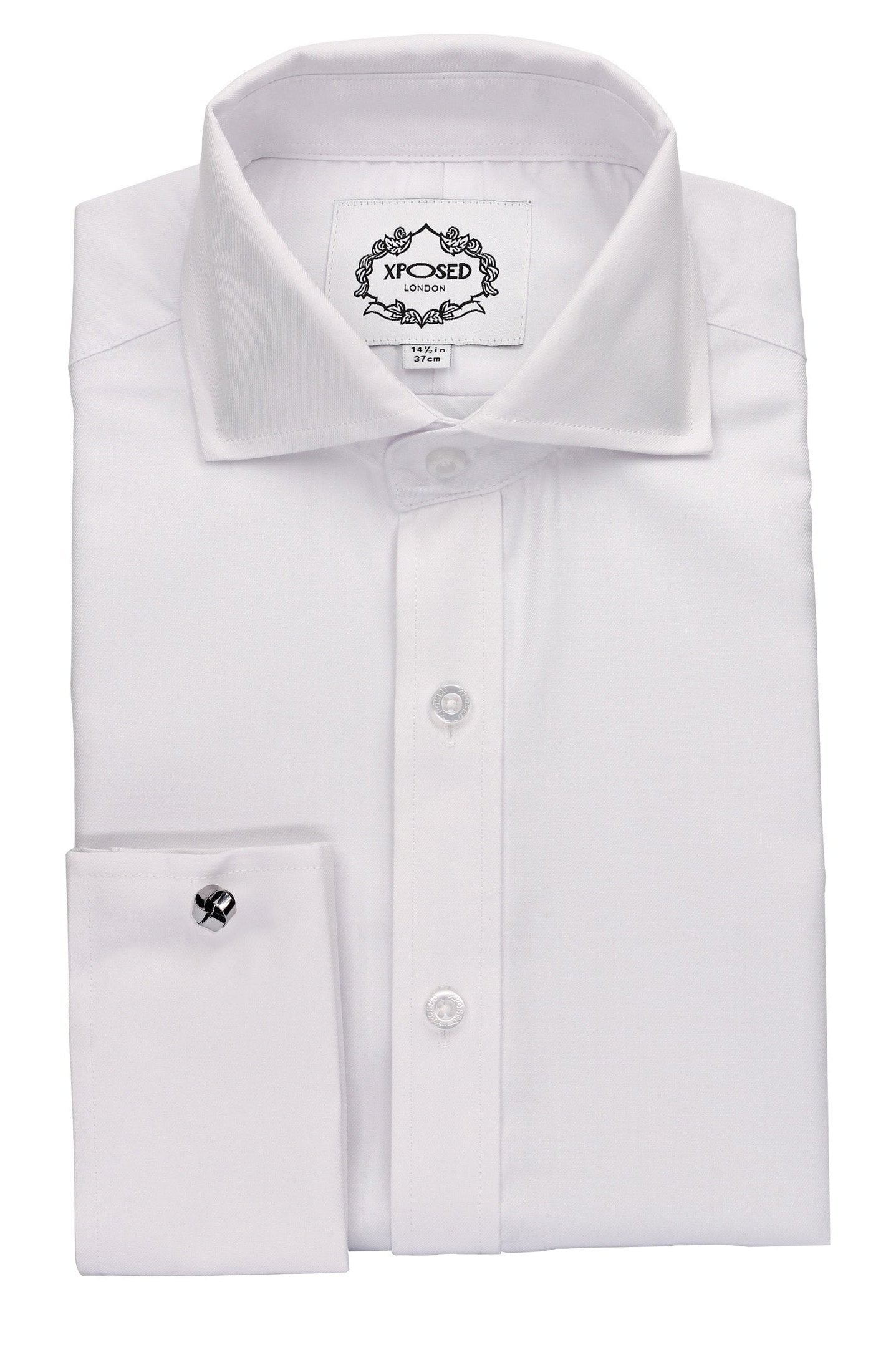 KNOT SILVER DARK TONE CUFFLINKS