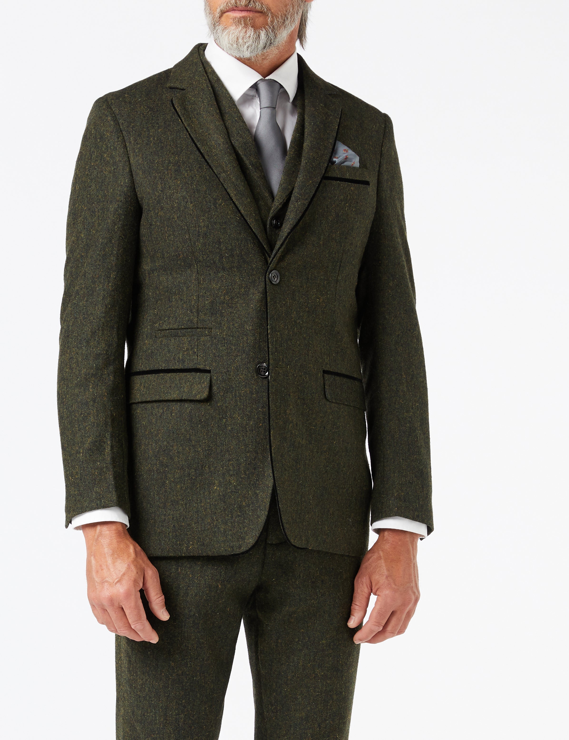DANE - GREEN TWEED JACKET