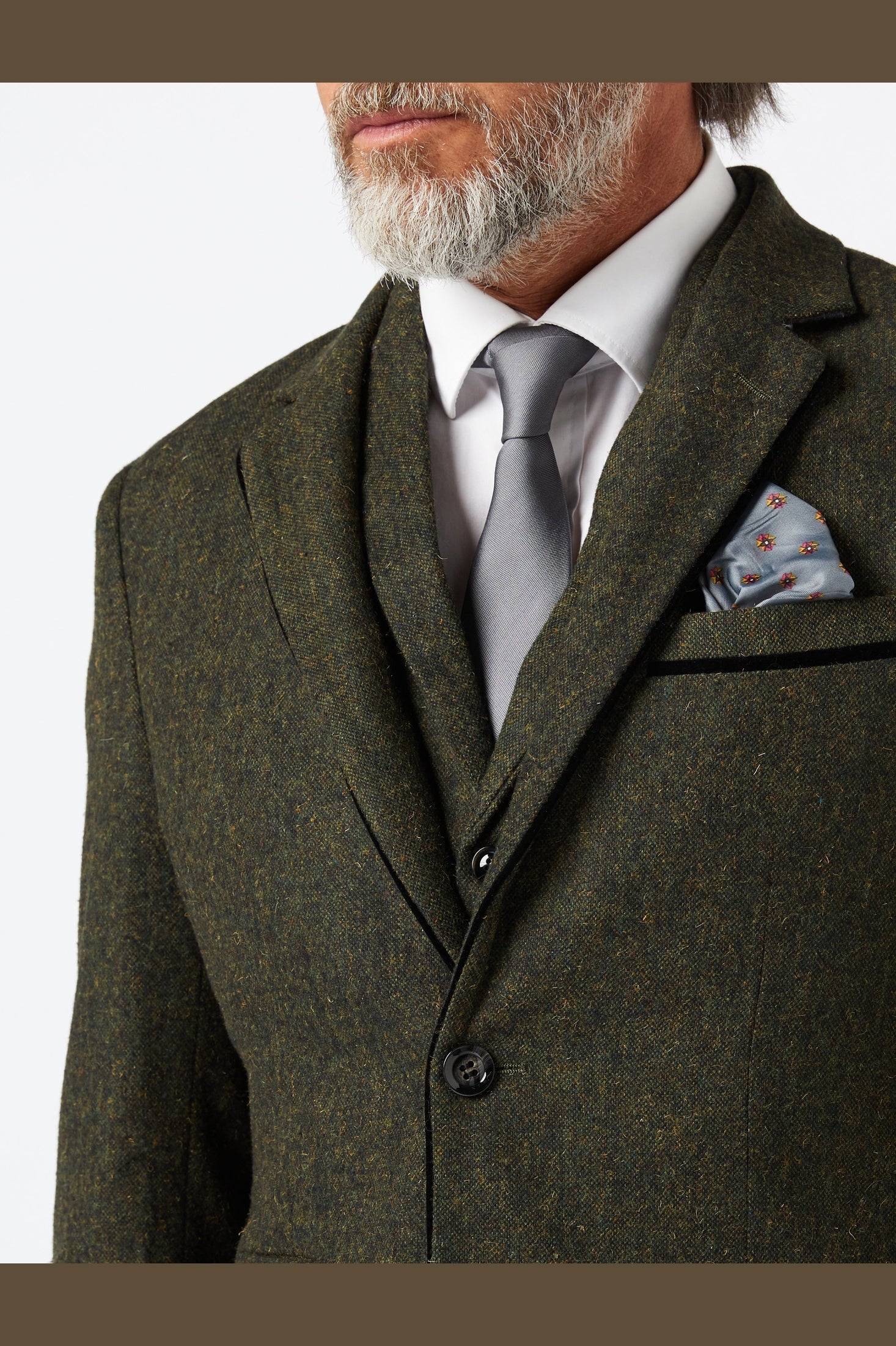 DANE - GREEN TWEED JACKET