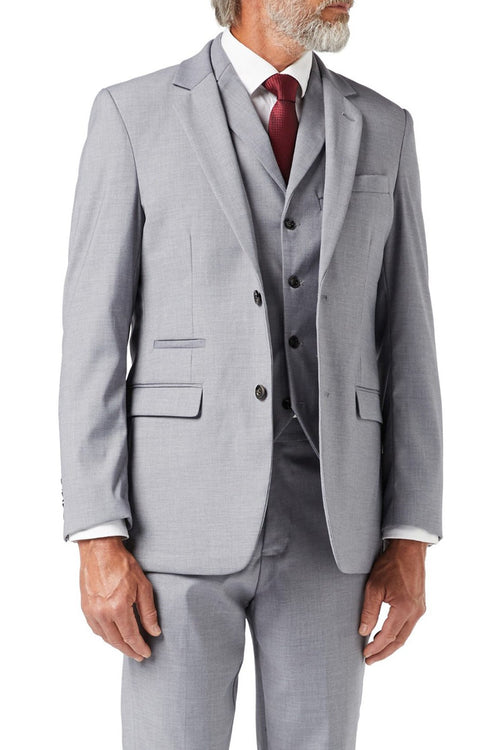 GRAHAM – GRAUE BUSINESS-ANZUGJACKE & WESTE